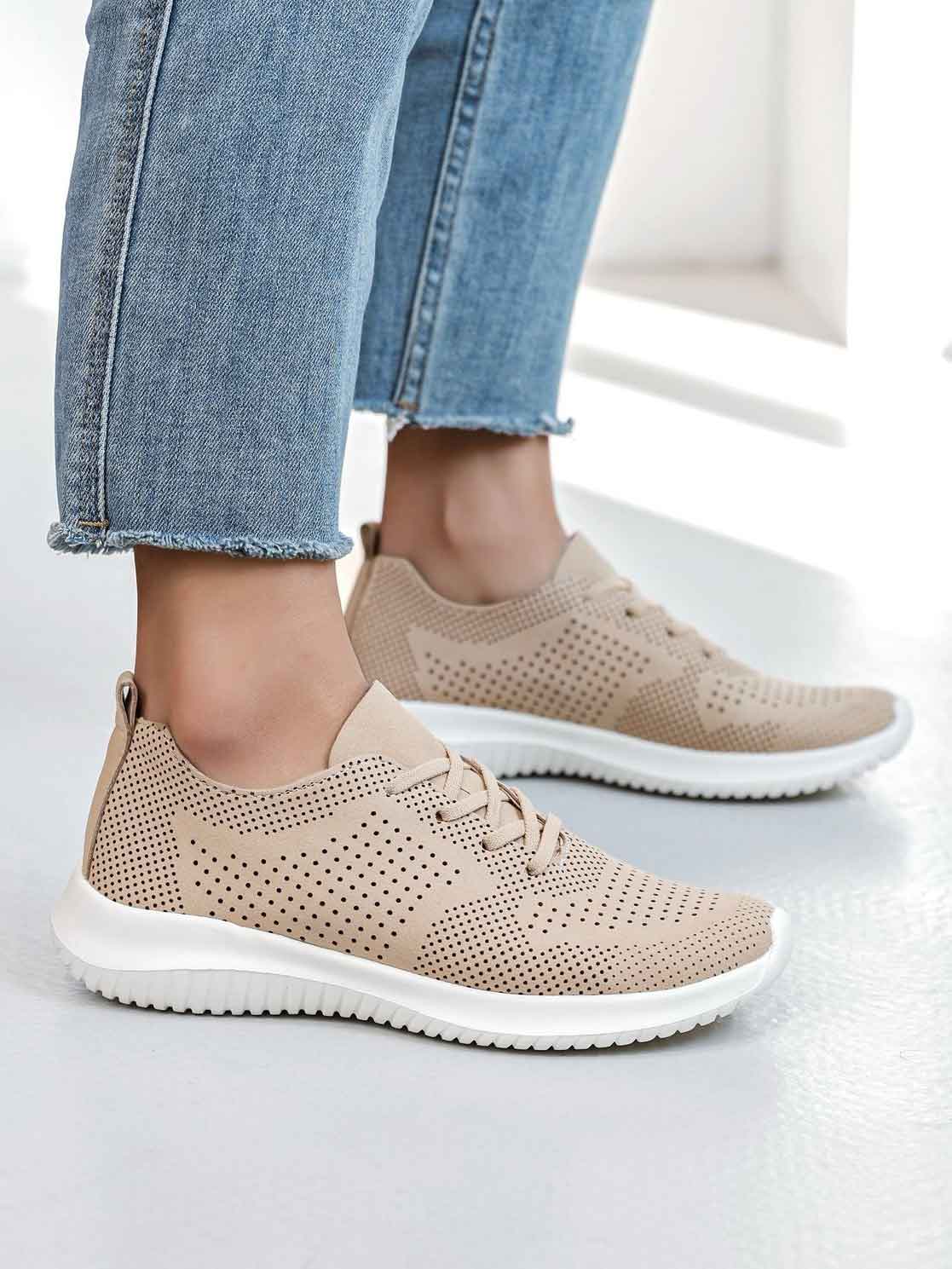 Ane - Lättviktiga och ventilerande sneakers med klassisk snörning