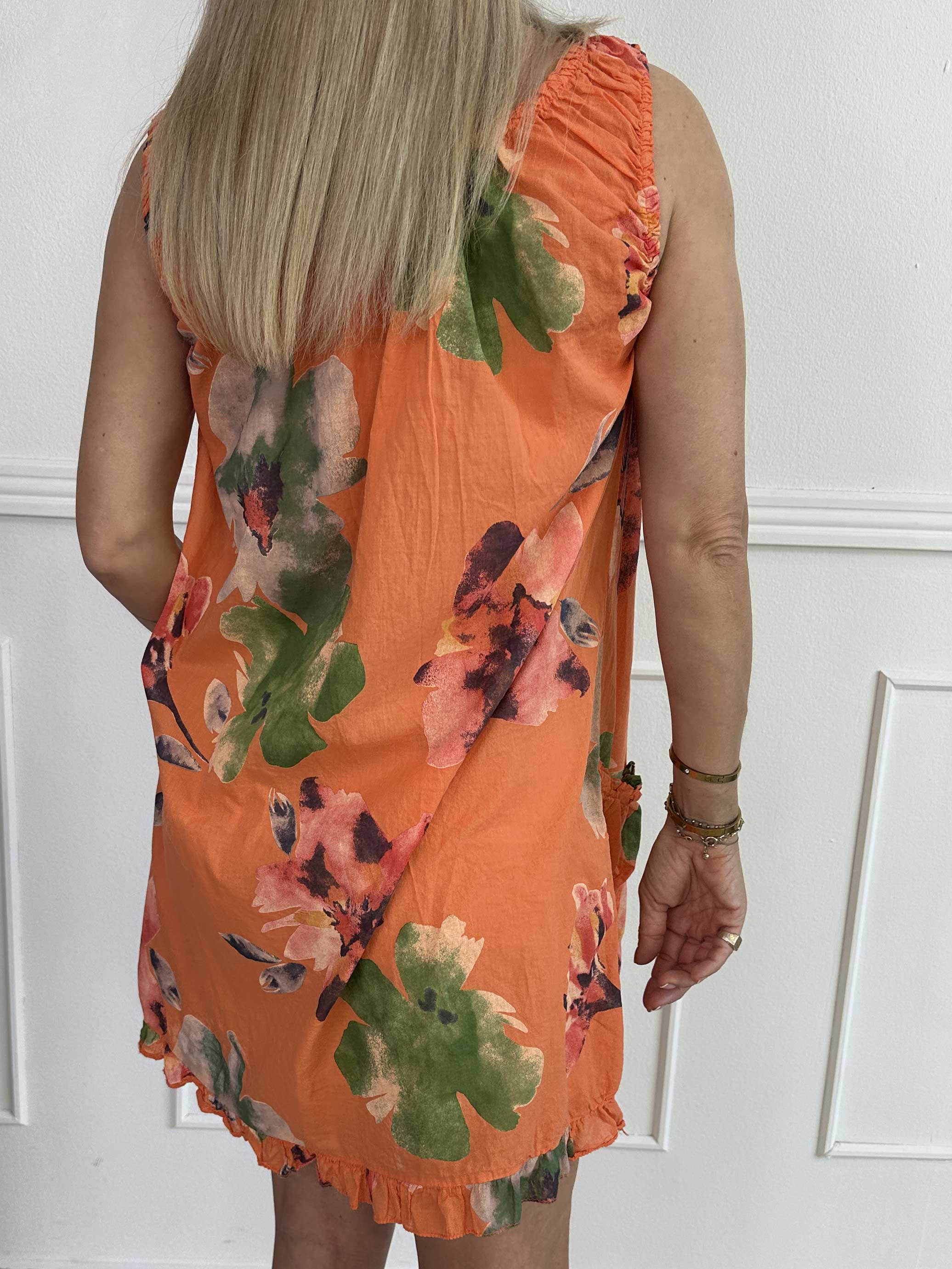 Achlys - Lätt och luftig tunikaklänning med blommigt mönster