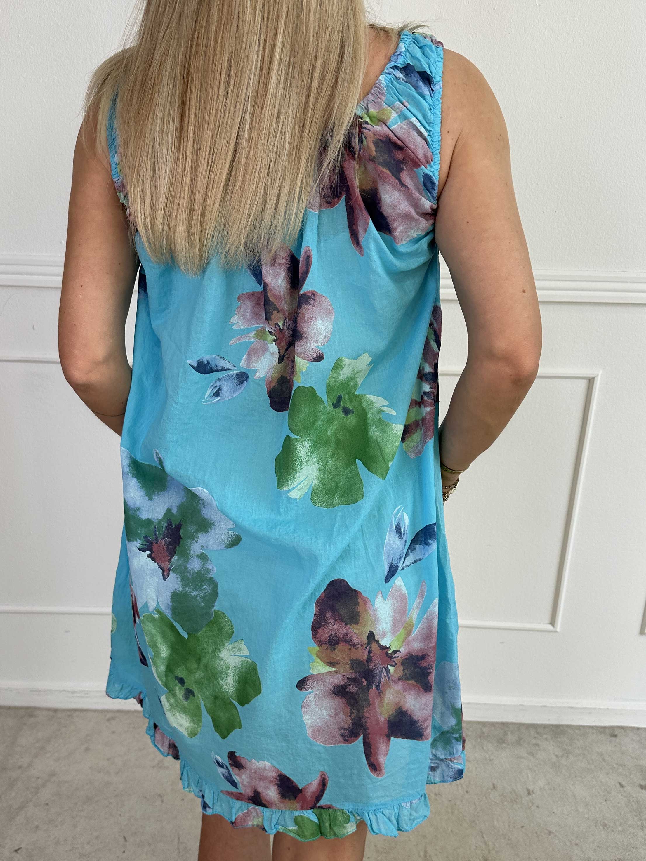 Achlys - Lätt och luftig tunikaklänning med blommigt mönster