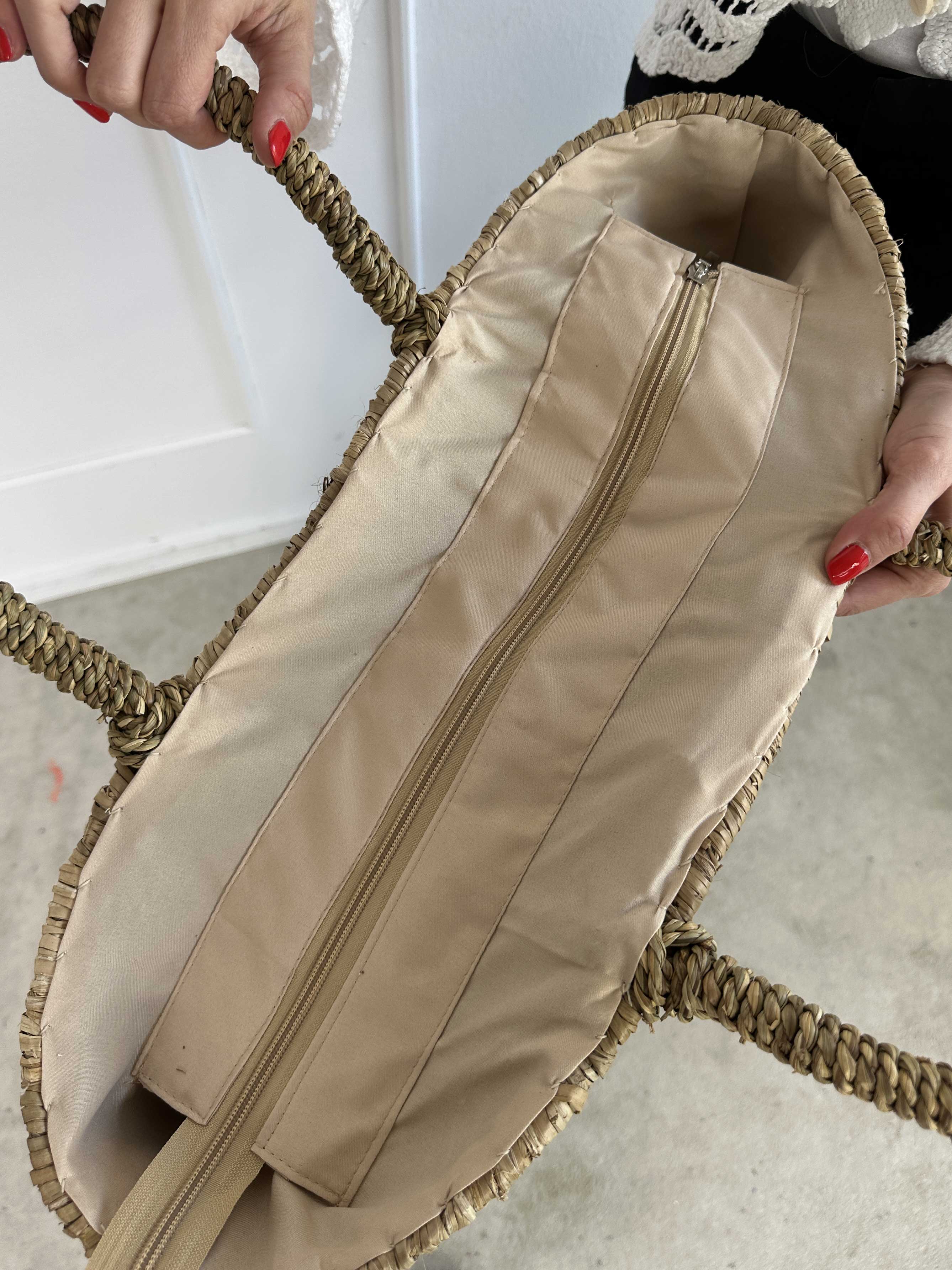 Adeline - Stor strandväska med paljetter