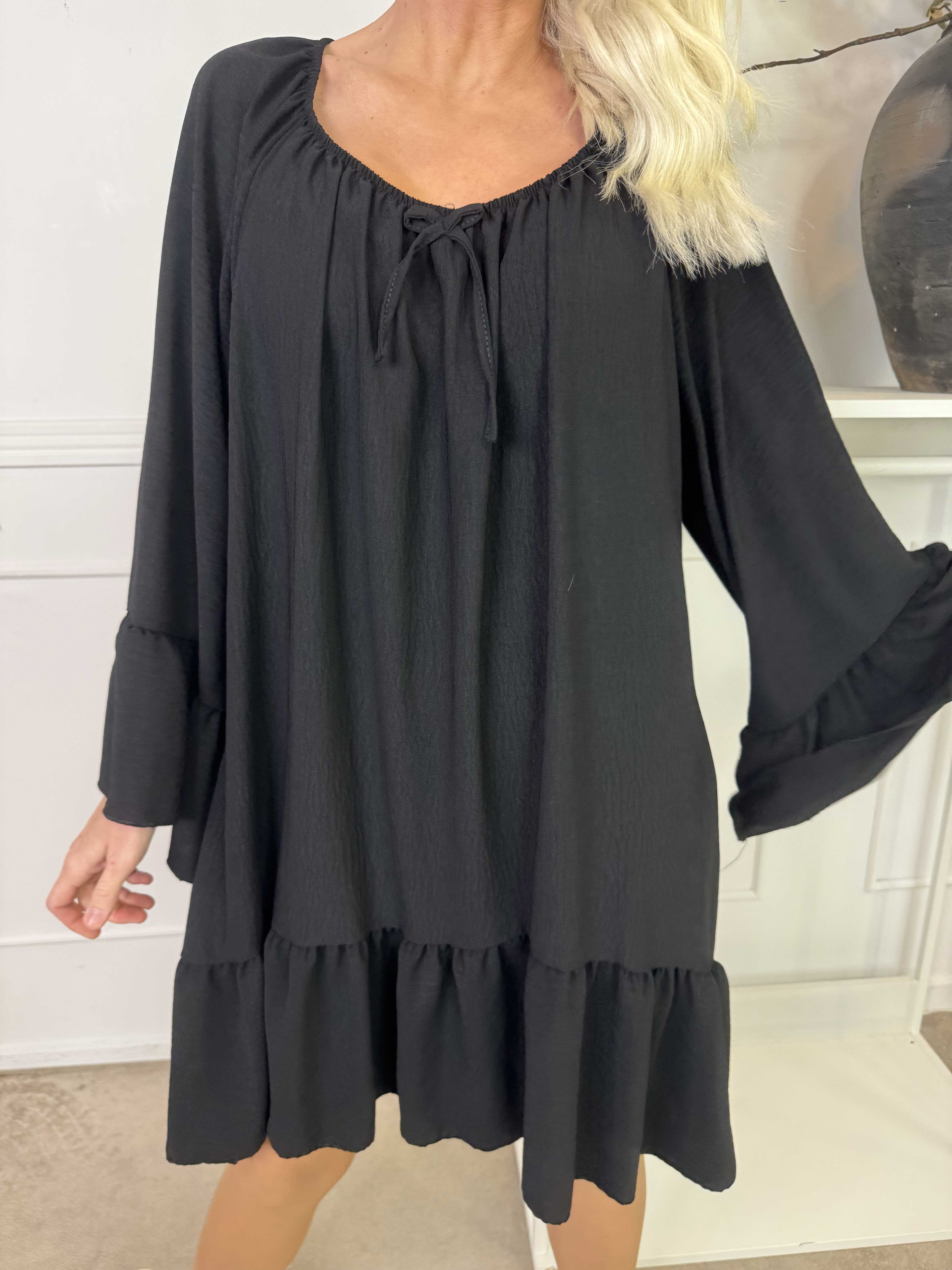 Alicia - Tunikaklänning med elastisk halsringning