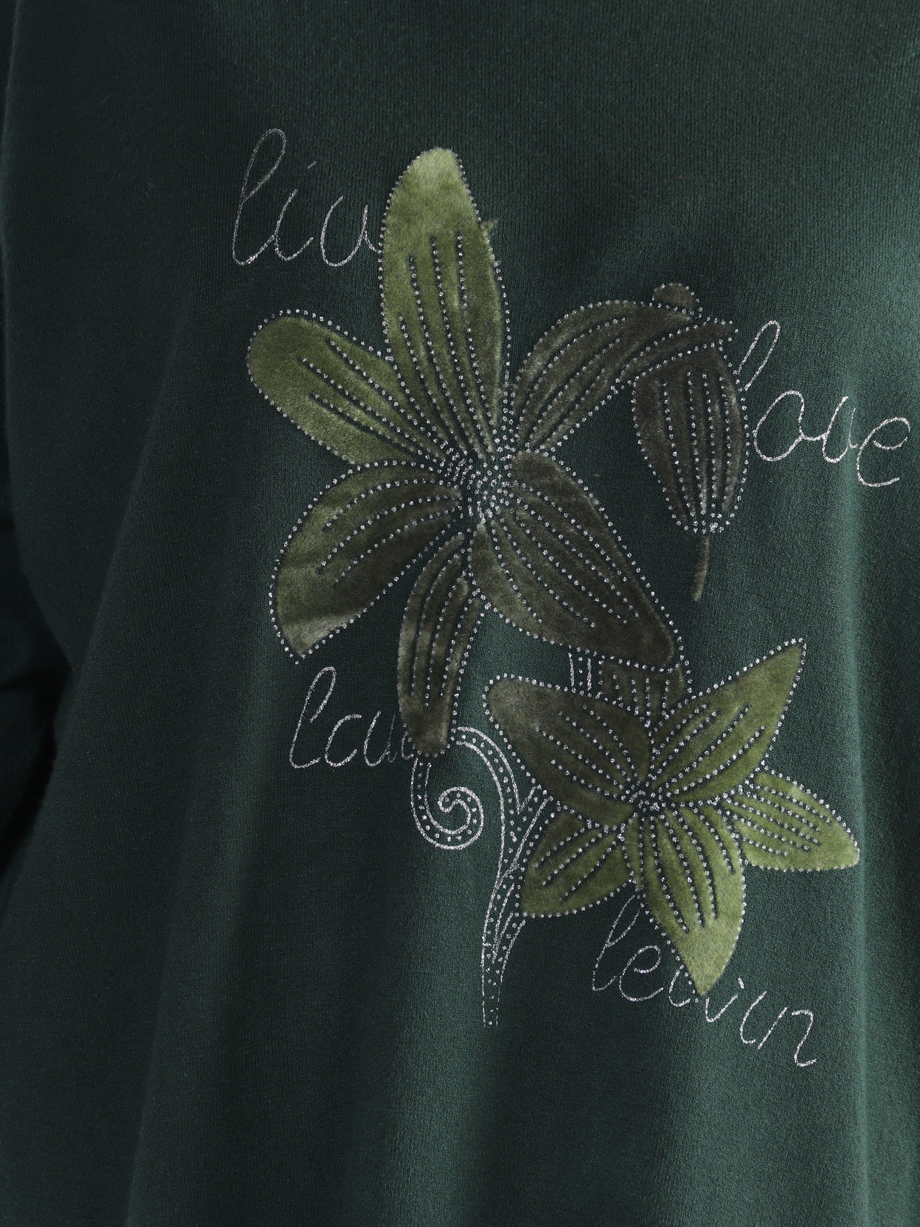 Amilie - Mjuk plus size klänning med blommigt tryck