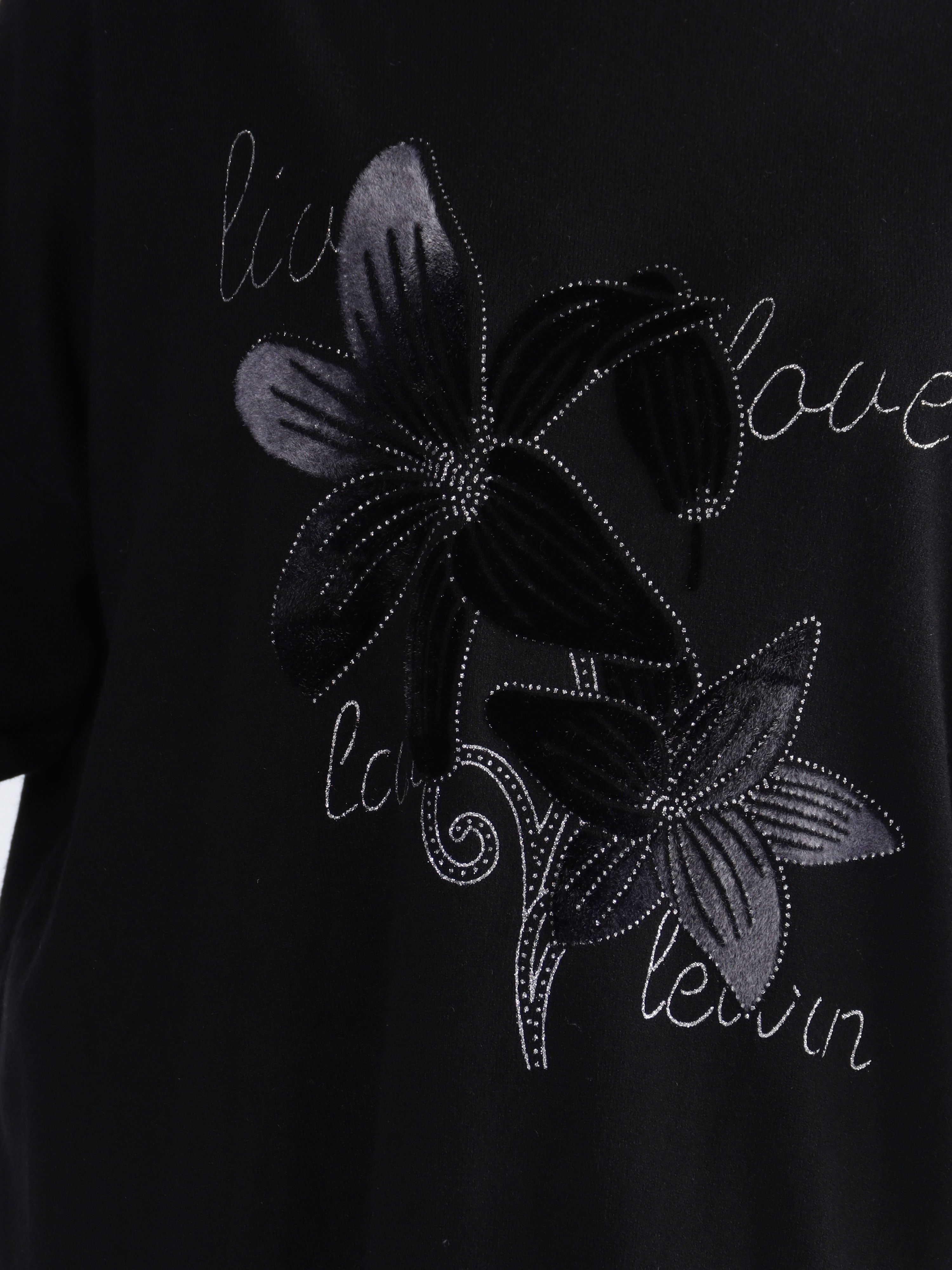 Amilie - Mjuk plus size klänning med blommigt tryck