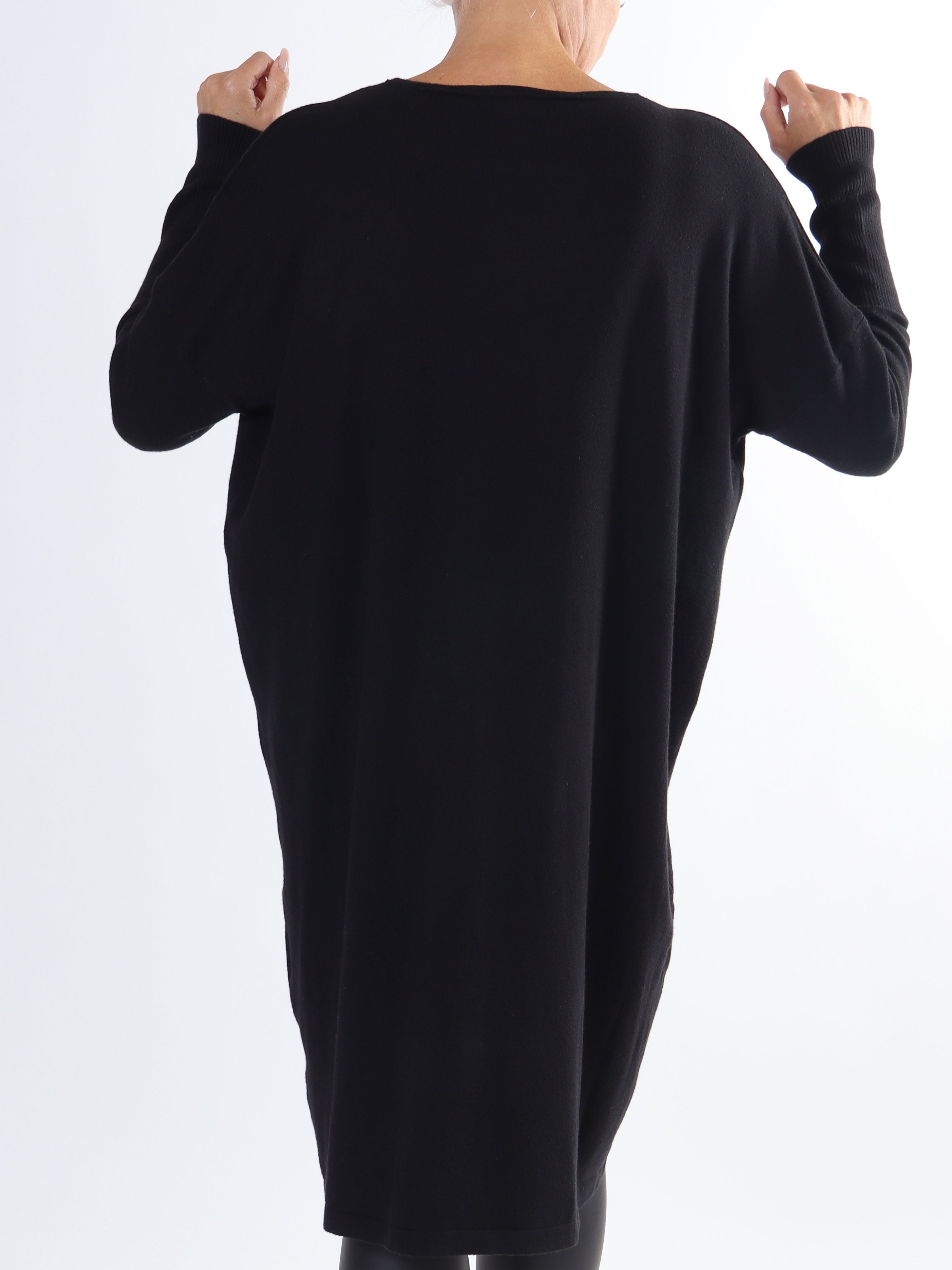 Amilie - Mjuk plus size klänning med blommigt tryck