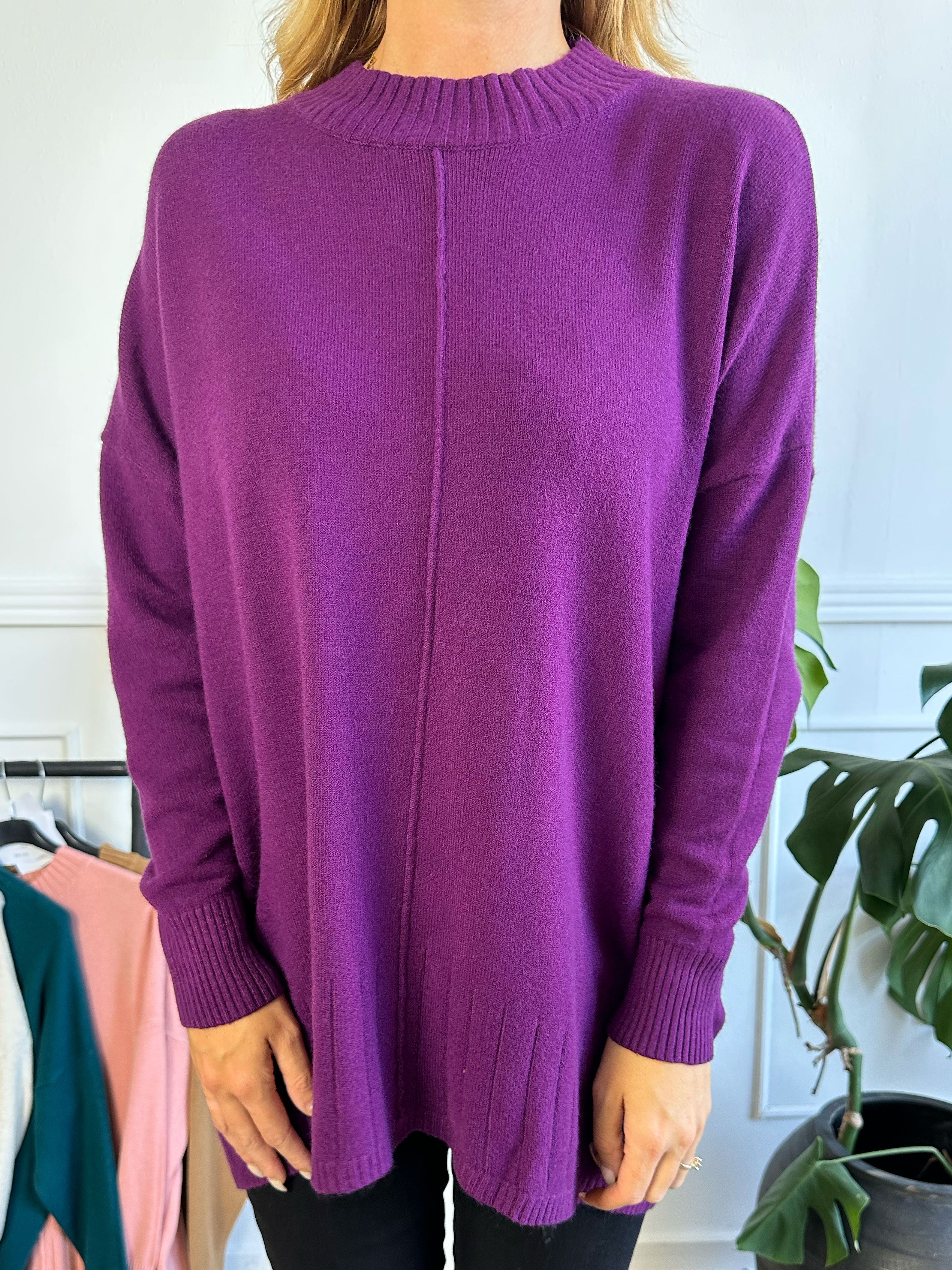 Amora - Lång mjuk tröja