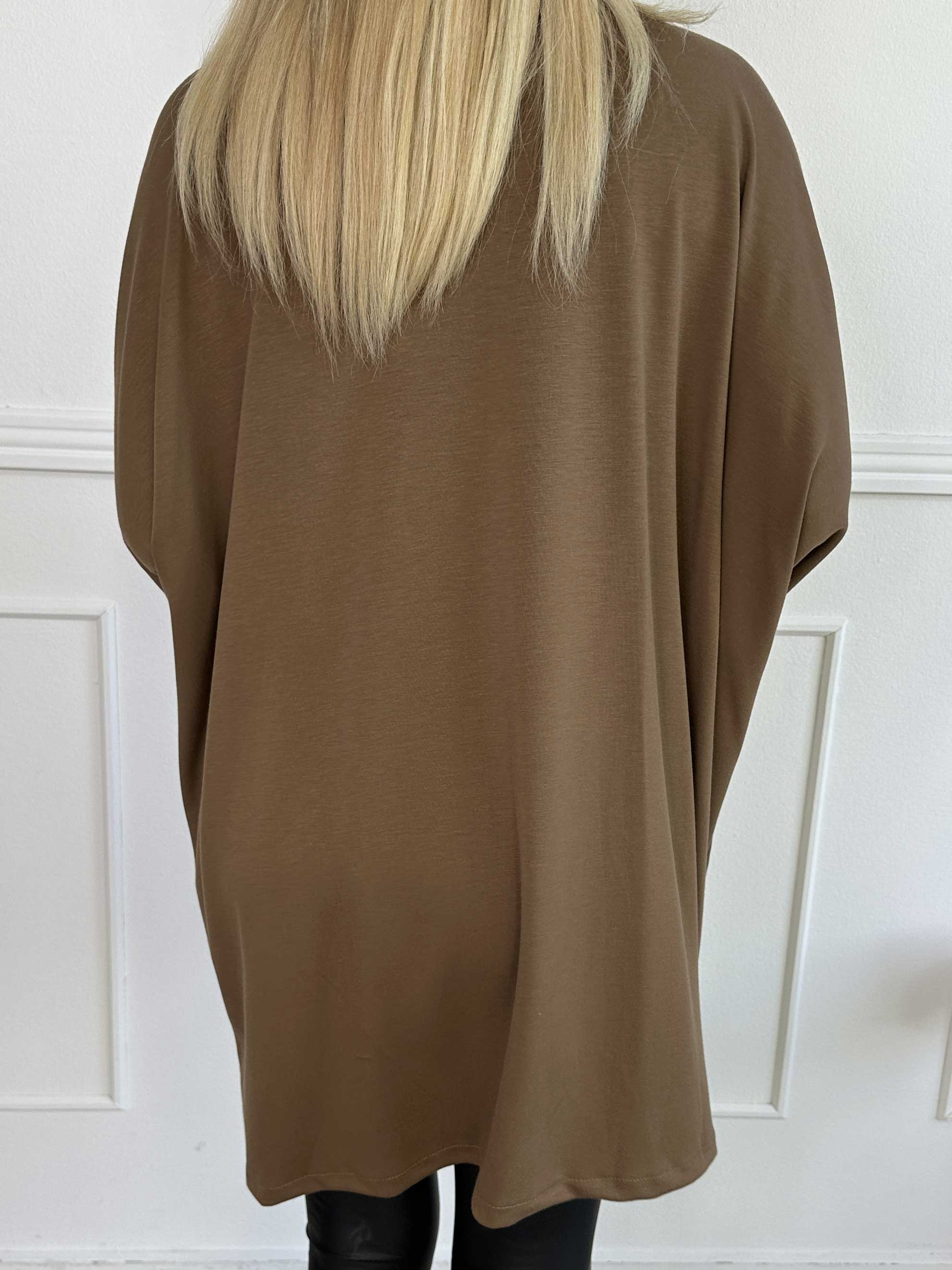 Annah Cardigan - Mjuk oversized kofta med fickor