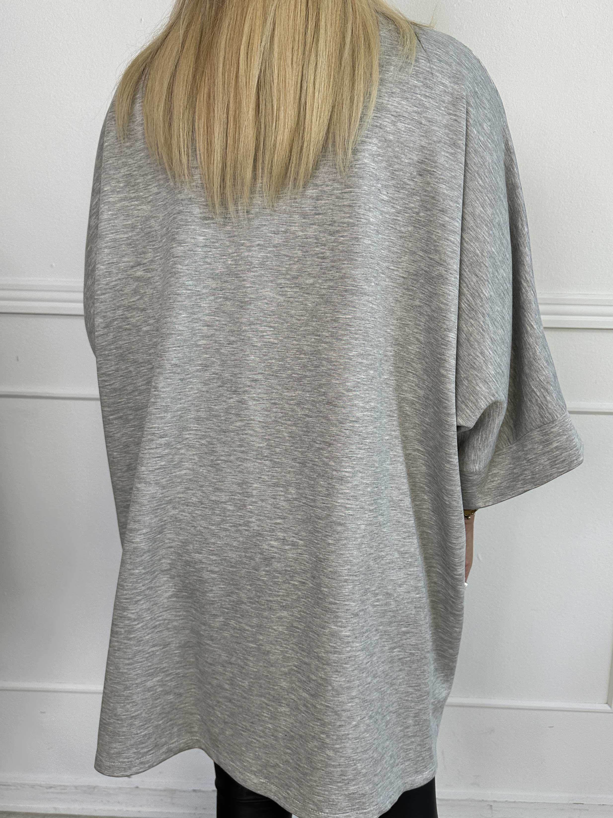 Annah Cardigan - Mjuk oversized kofta med fickor