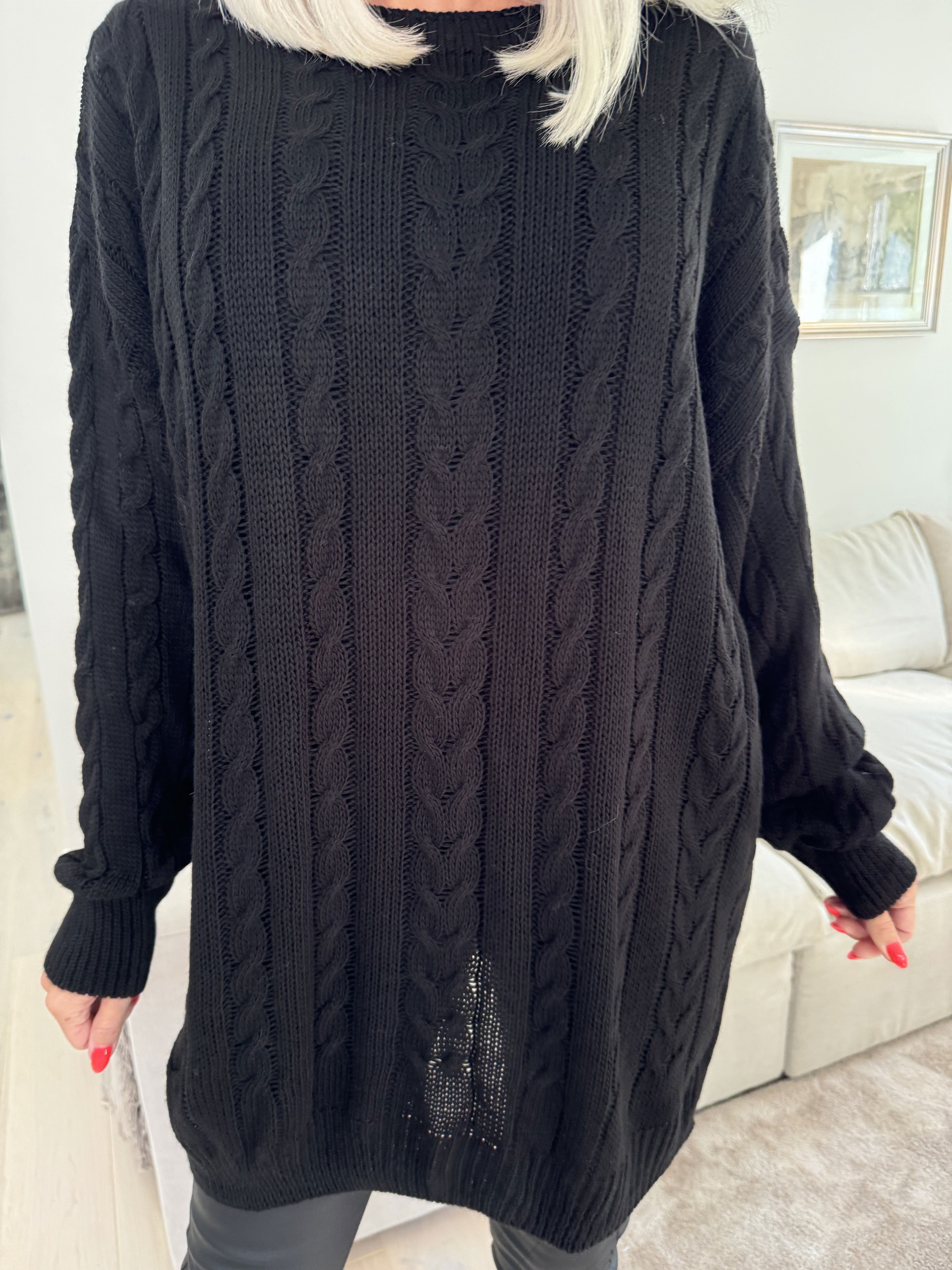 Annisa - Kabelstickad kofta och tröja