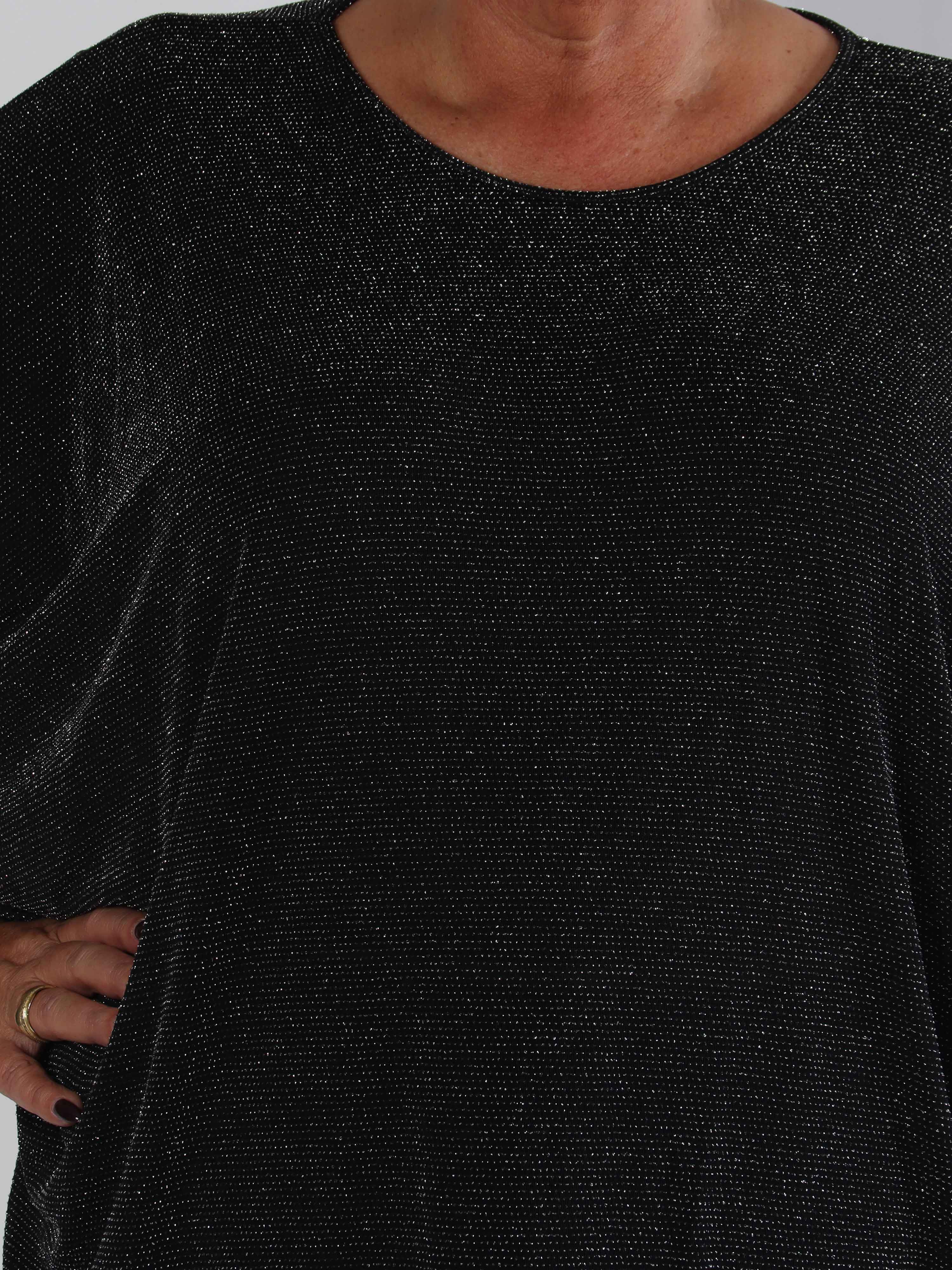 Arabella - Plus size tunika med fladdermusärmar