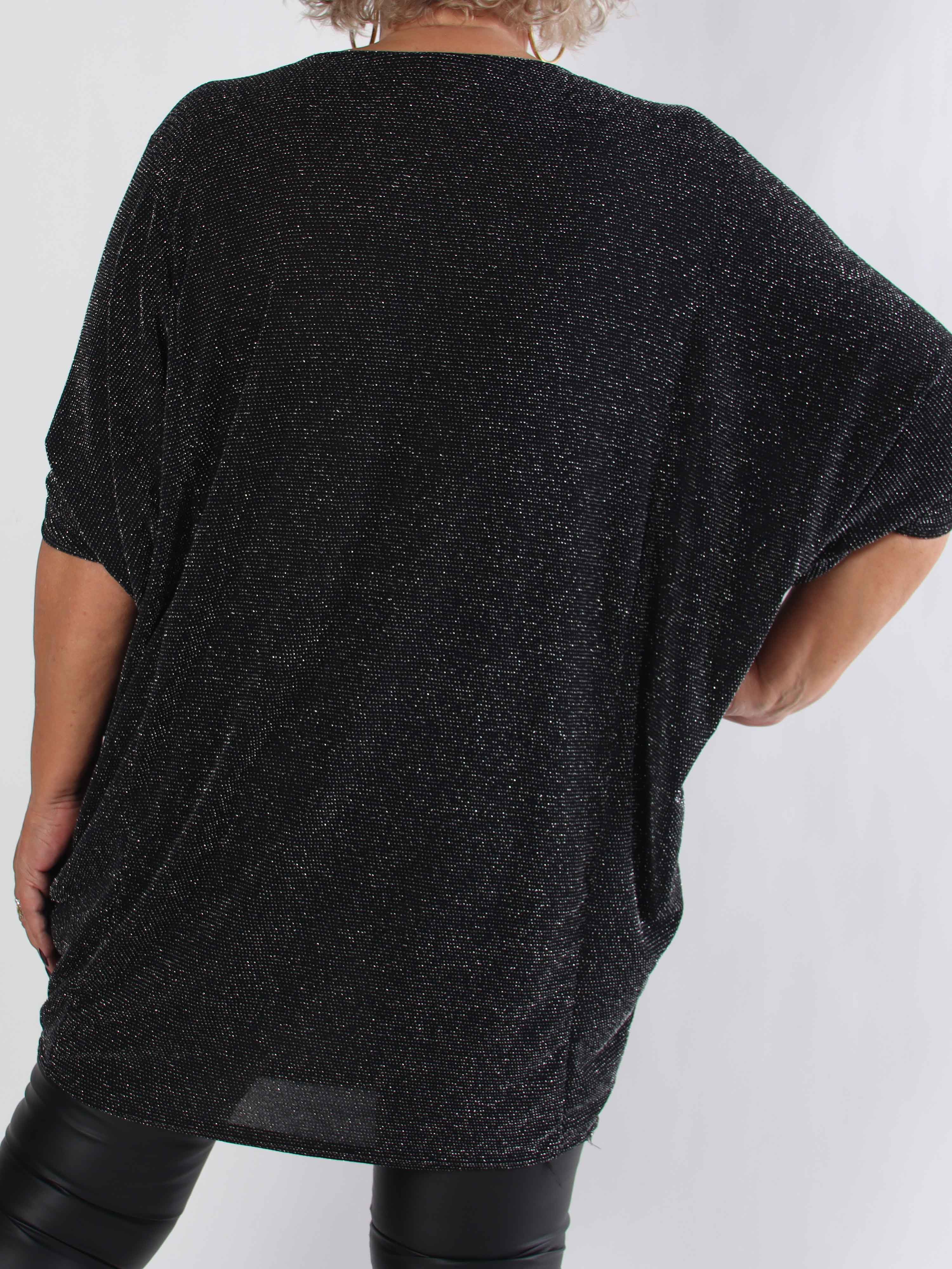 Arabella - Plus size tunika med fladdermusärmar