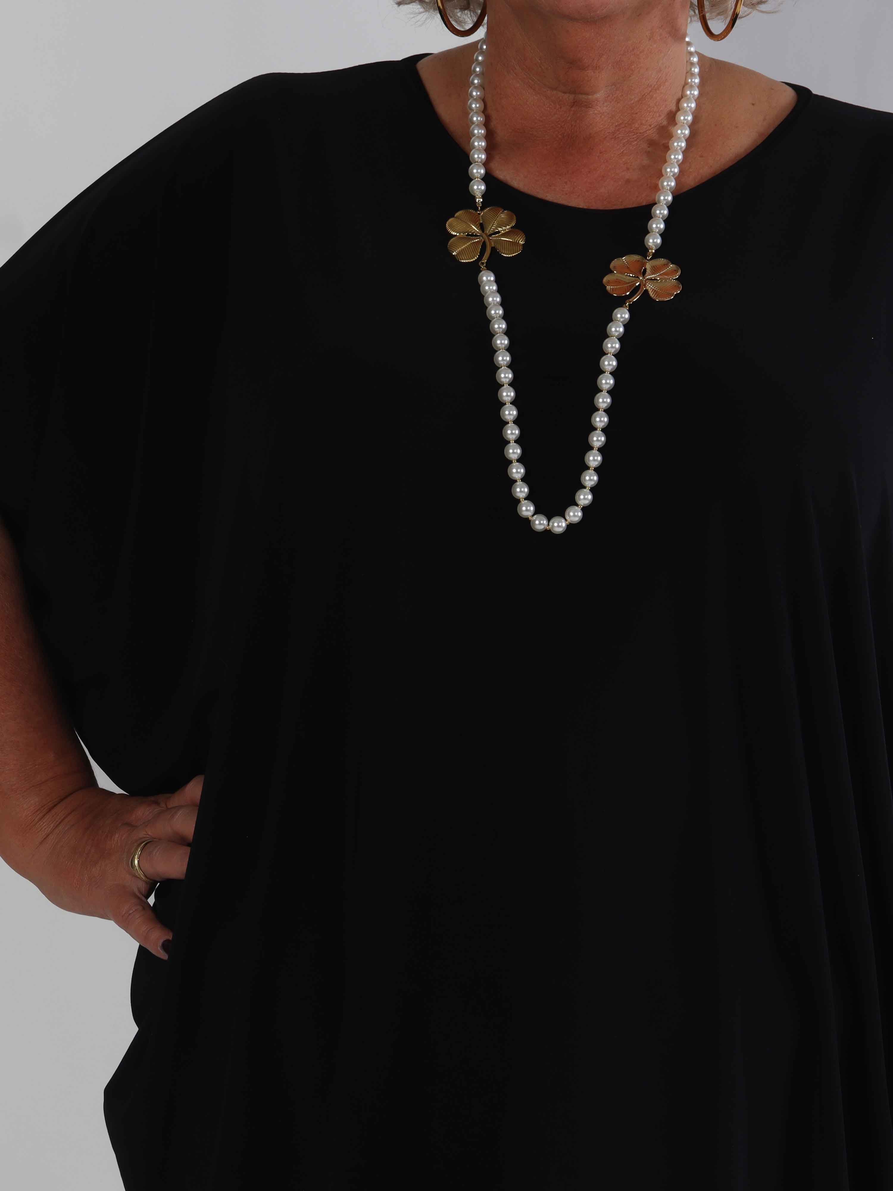 Arabella - Plus size tunika med fladdermusärmar