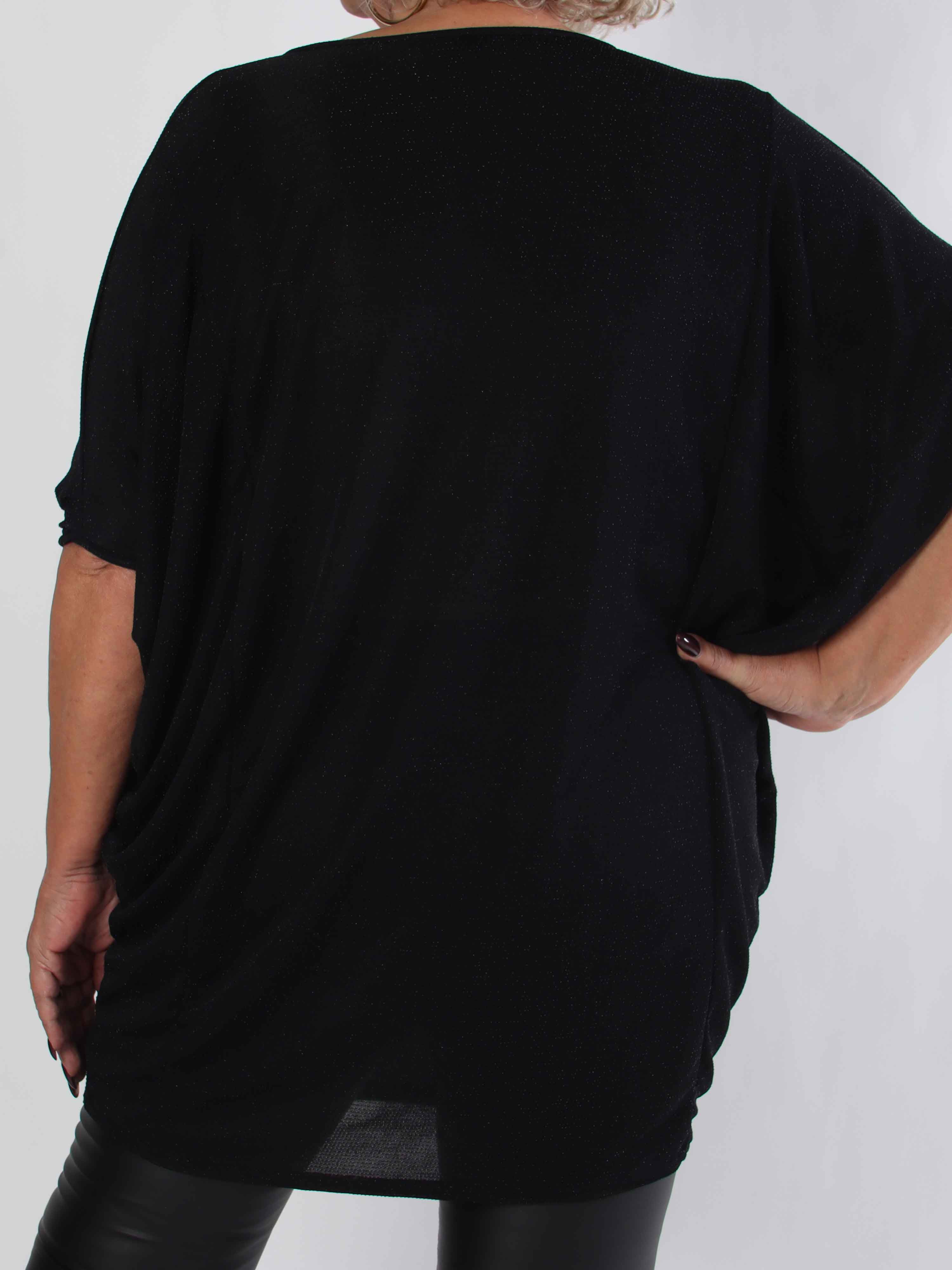 Arabella - Plus size tunika med fladdermusärmar