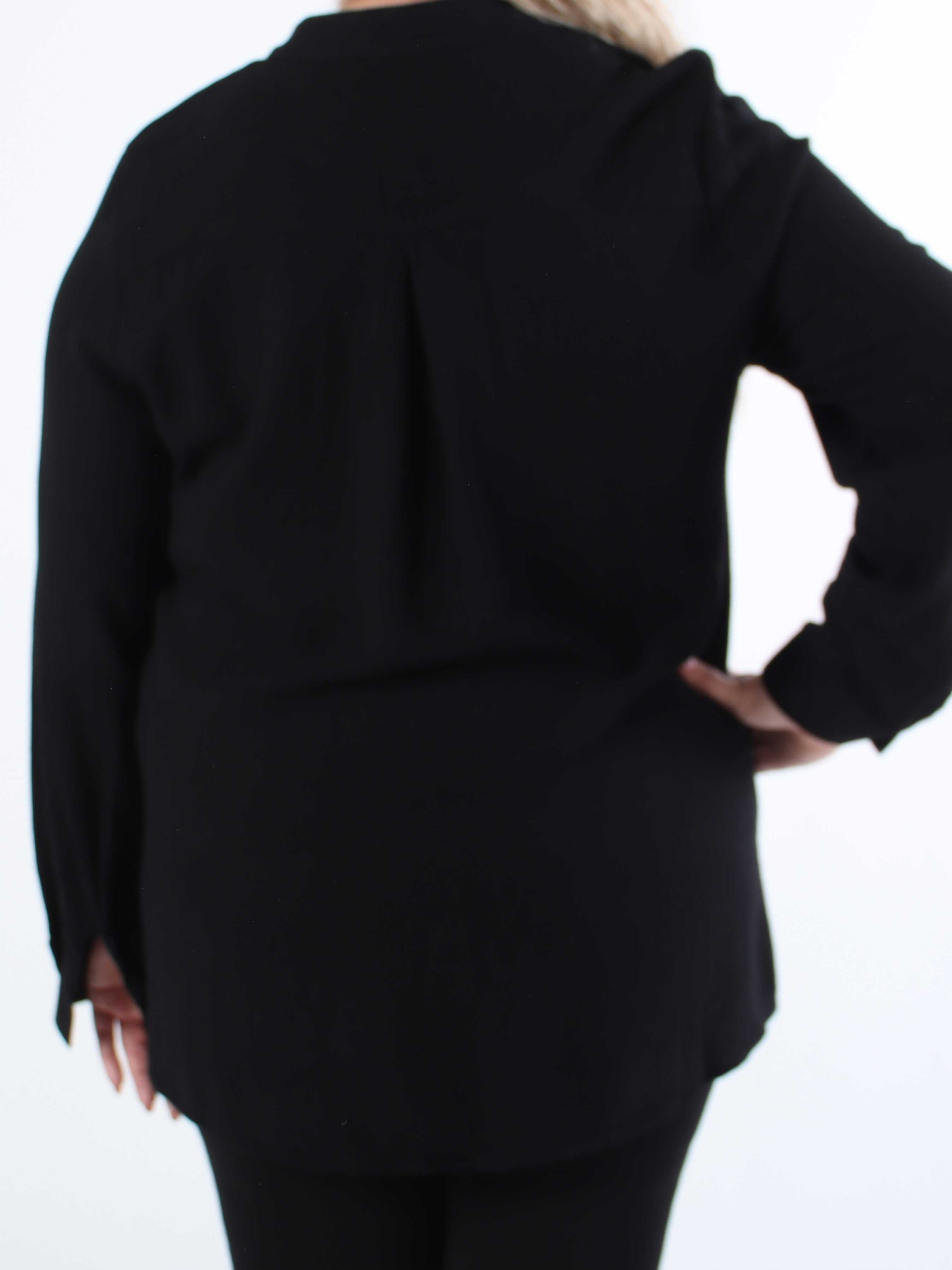 Benna - Enfärgad tunika i mjuk viskos