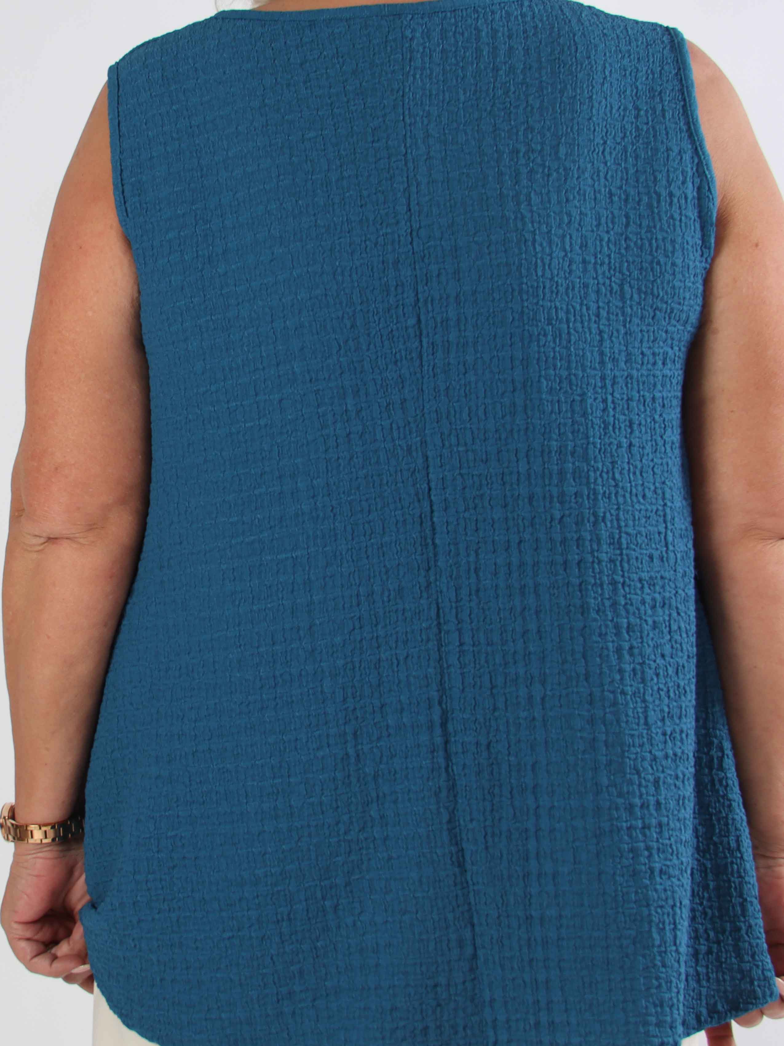 Carme - Söt plus size tunika i viskosblandning och lös passform