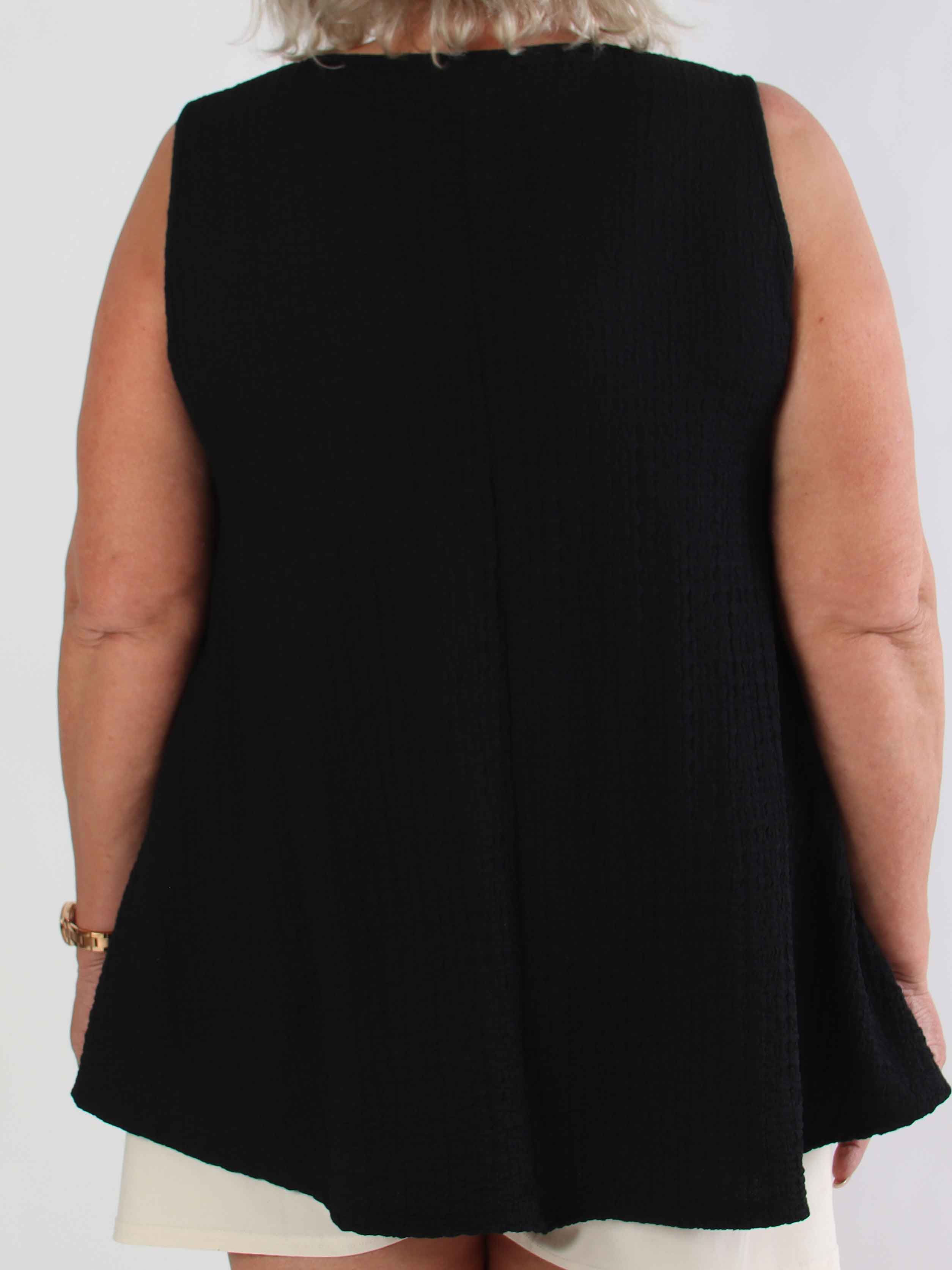 Carme - Söt plus size tunika i viskosblandning och lös passform