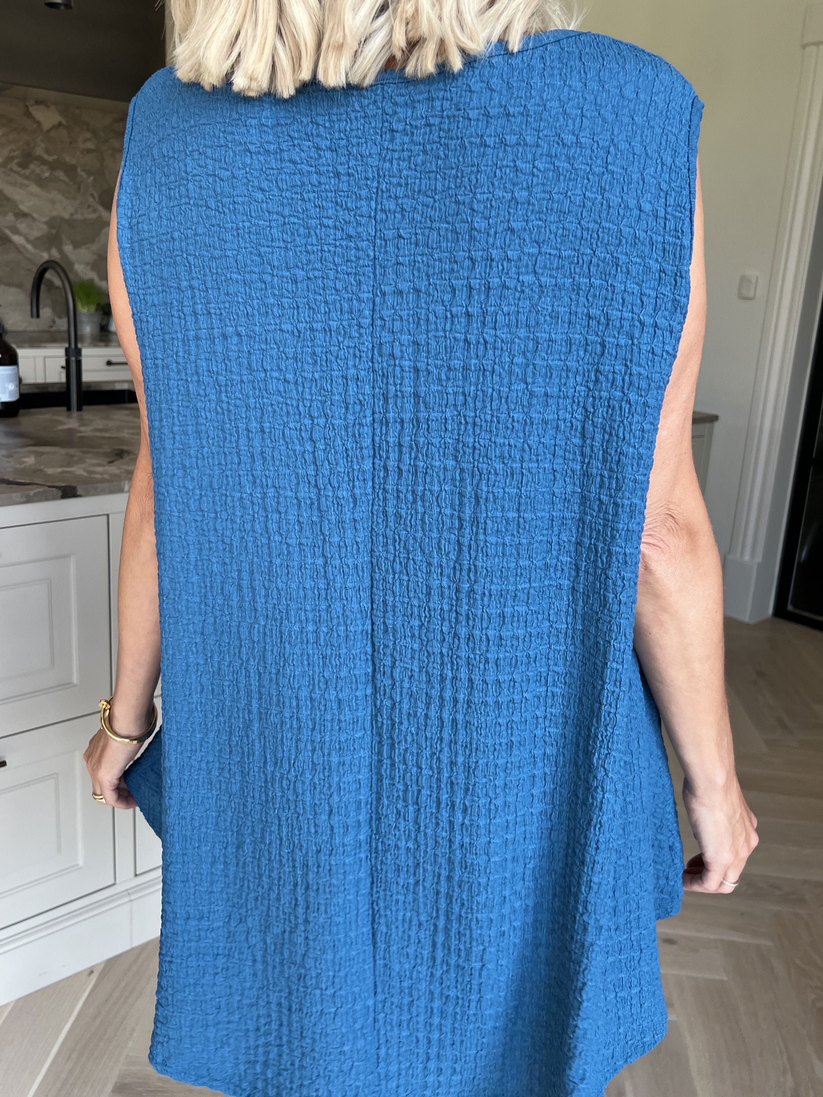 Carme - Söd tunika i viskosblandning och lös passform