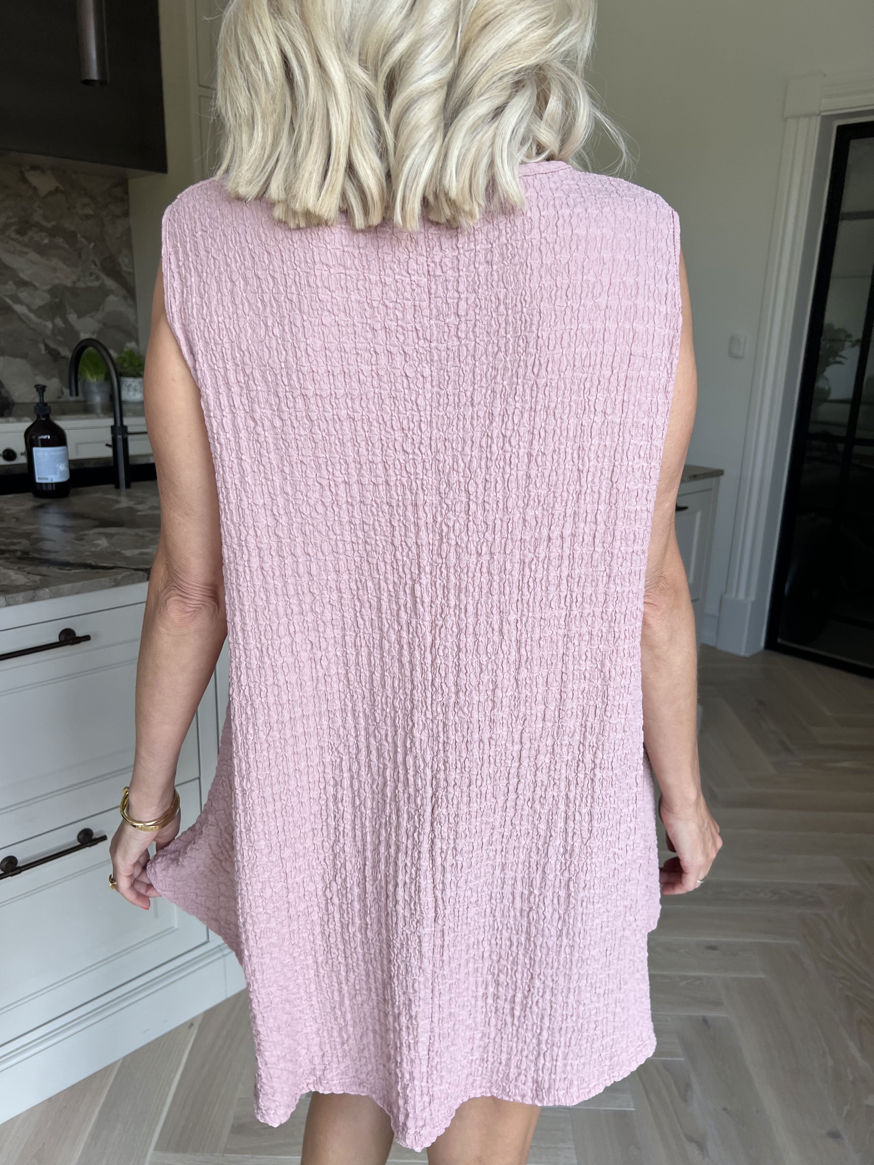 Carme - Söd tunika i viskosblandning och lös passform