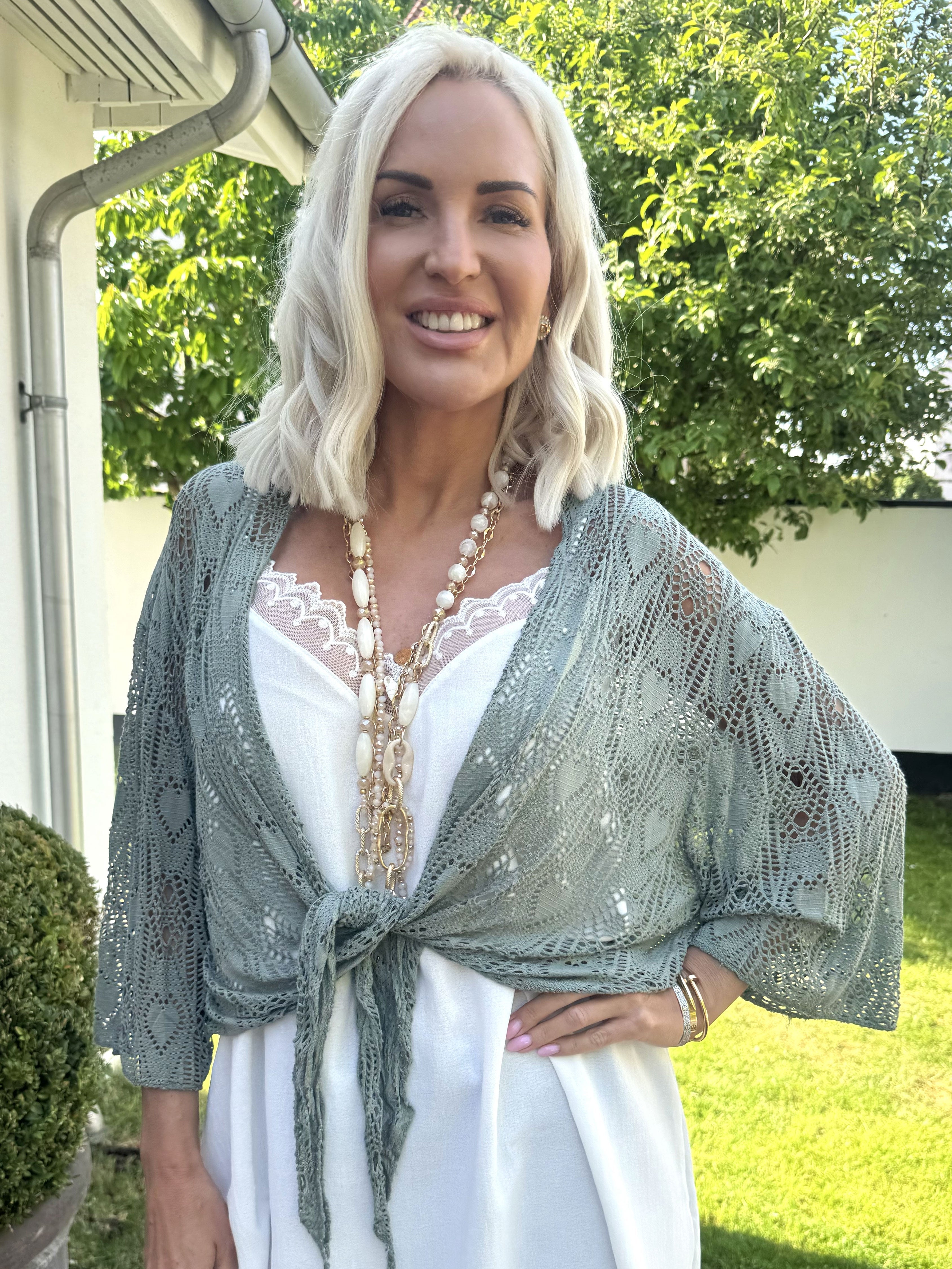 Castilla - Kort virkad kofta