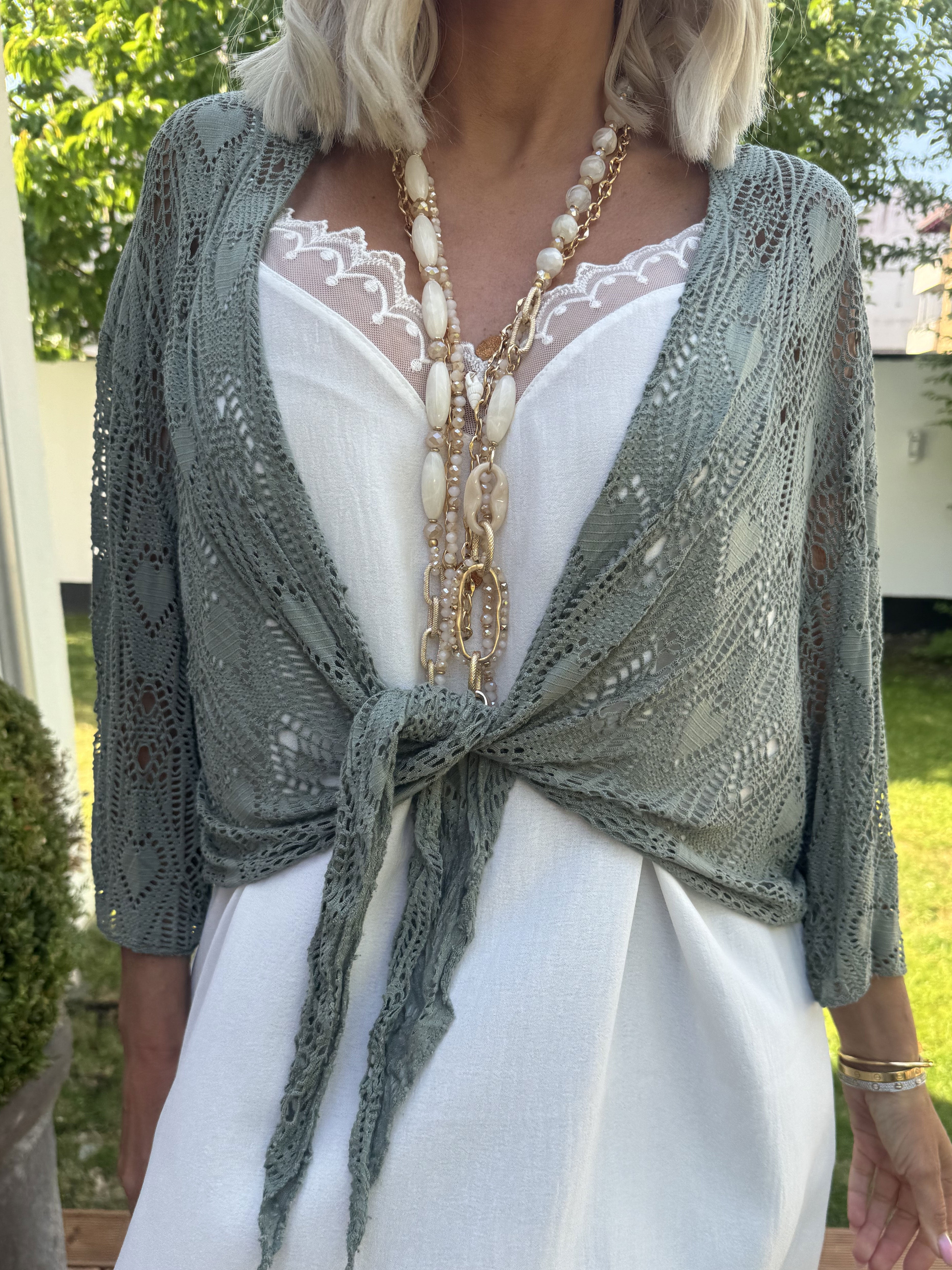 Castilla - Kort virkad kofta