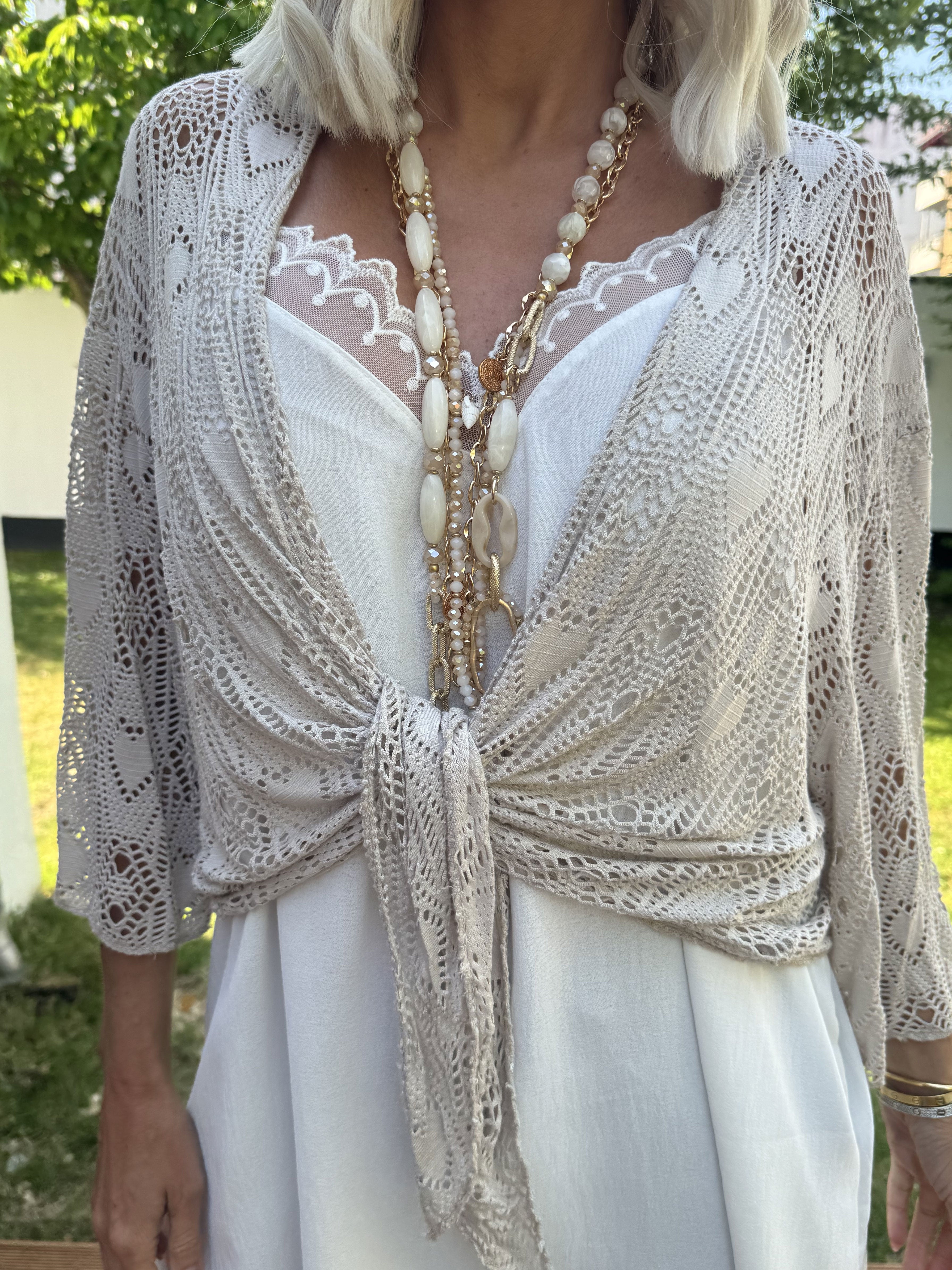 Castilla - Kort virkad kofta