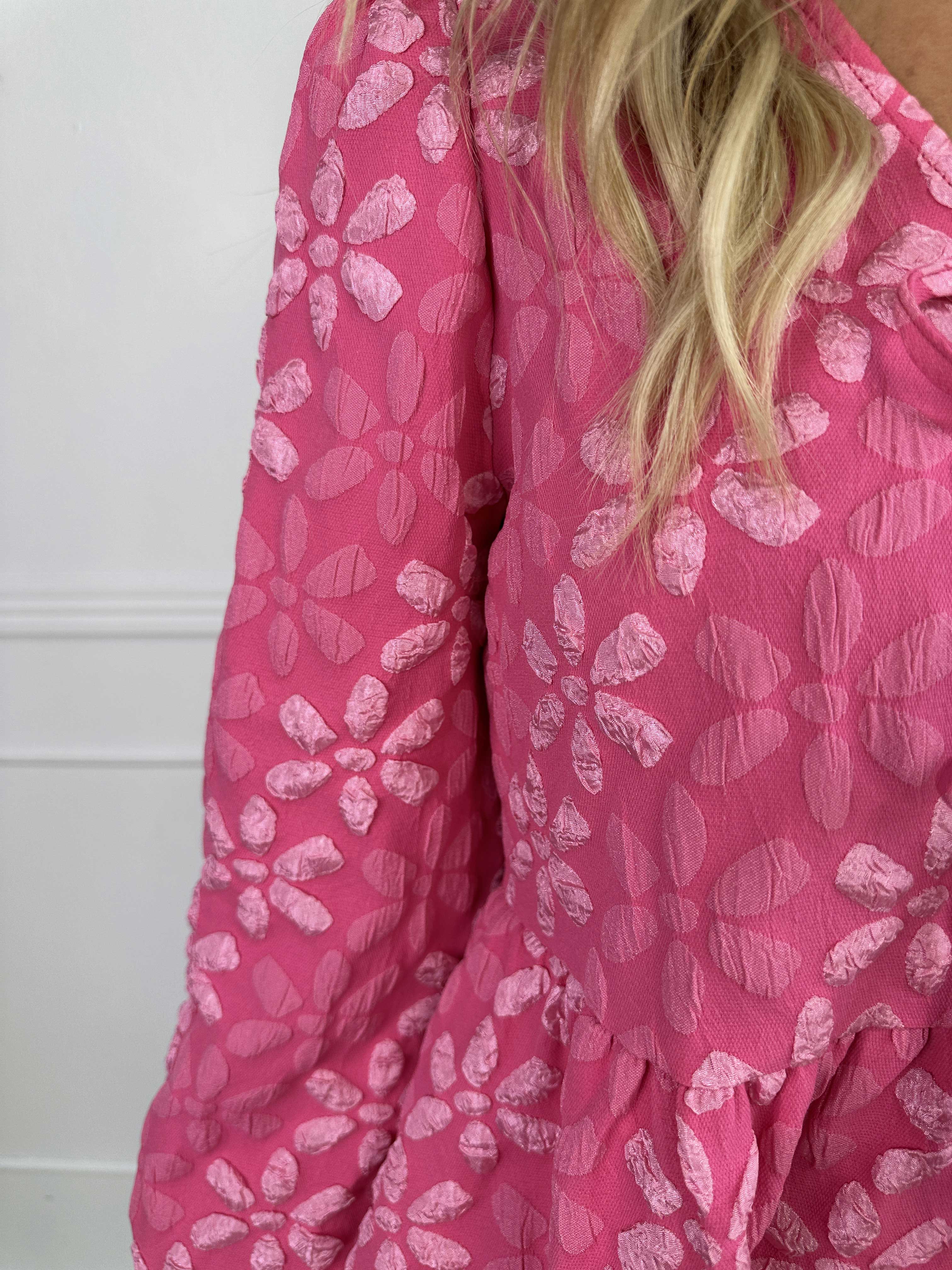 Cersei - Söt klänning med blommor och rosetter