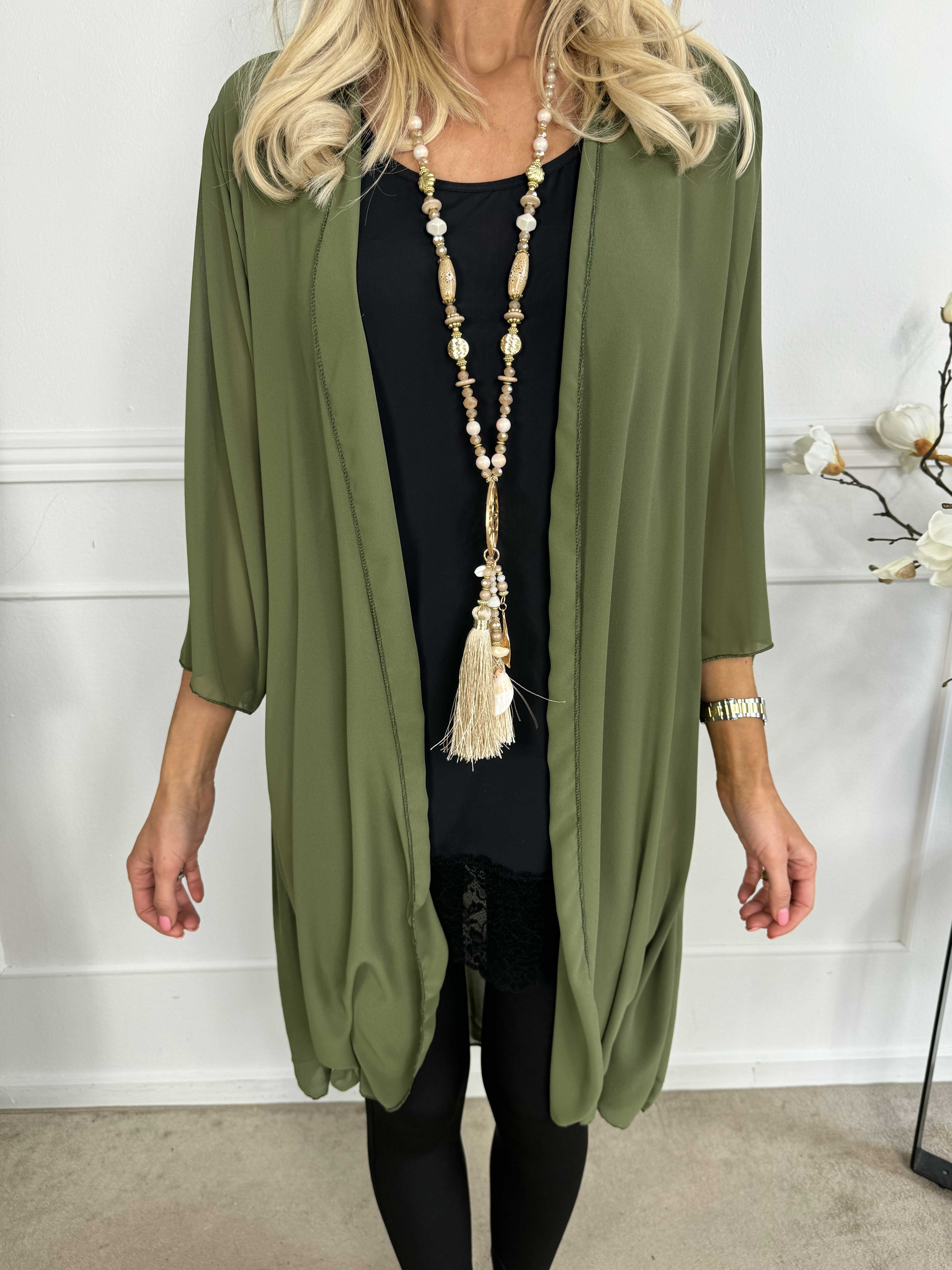 Christina - Lätt, halvgenomskinlig kofta