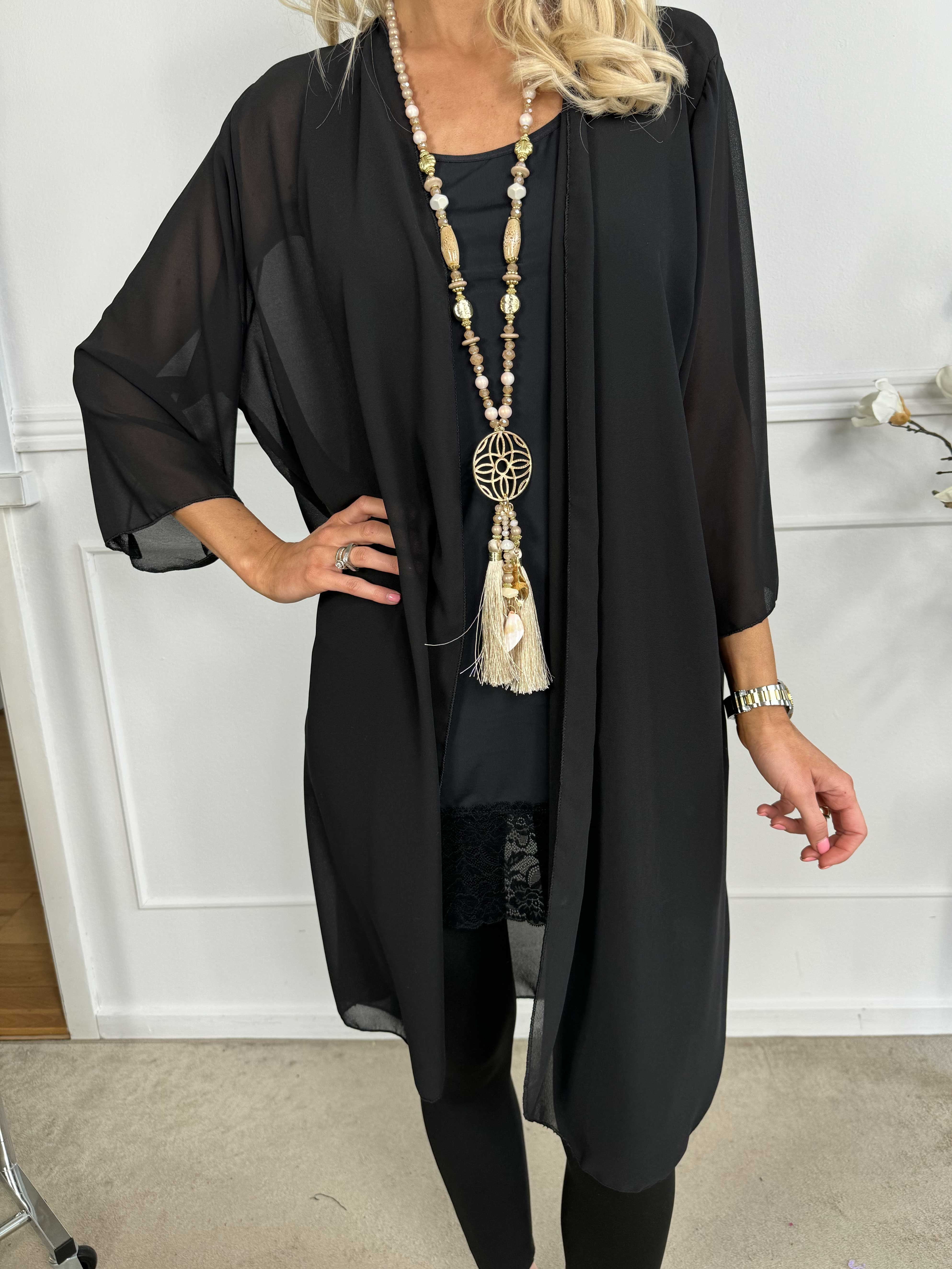 Christina - Lätt, halvgenomskinlig kofta