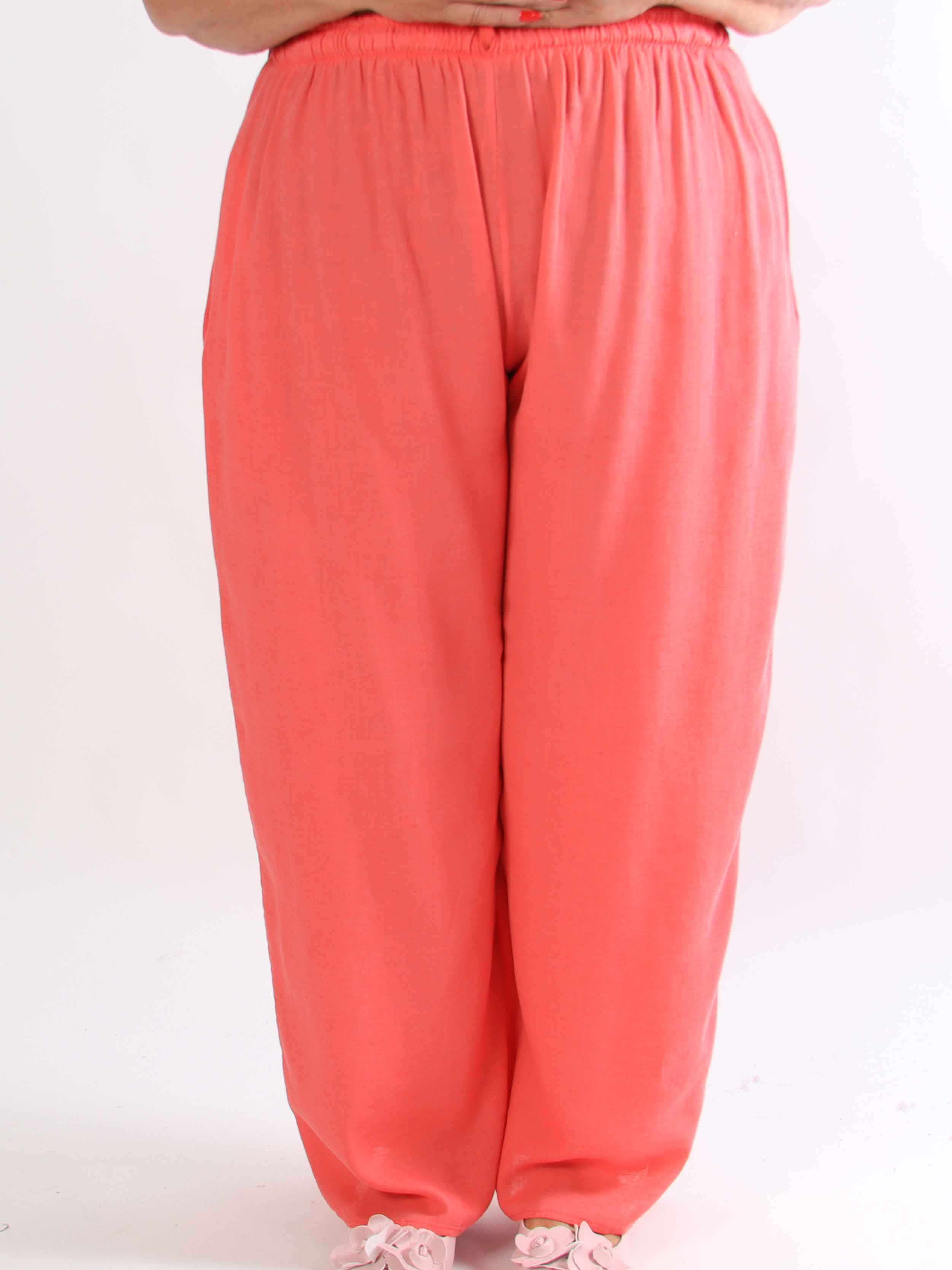 Clara - Vida byxor i viskos och linne