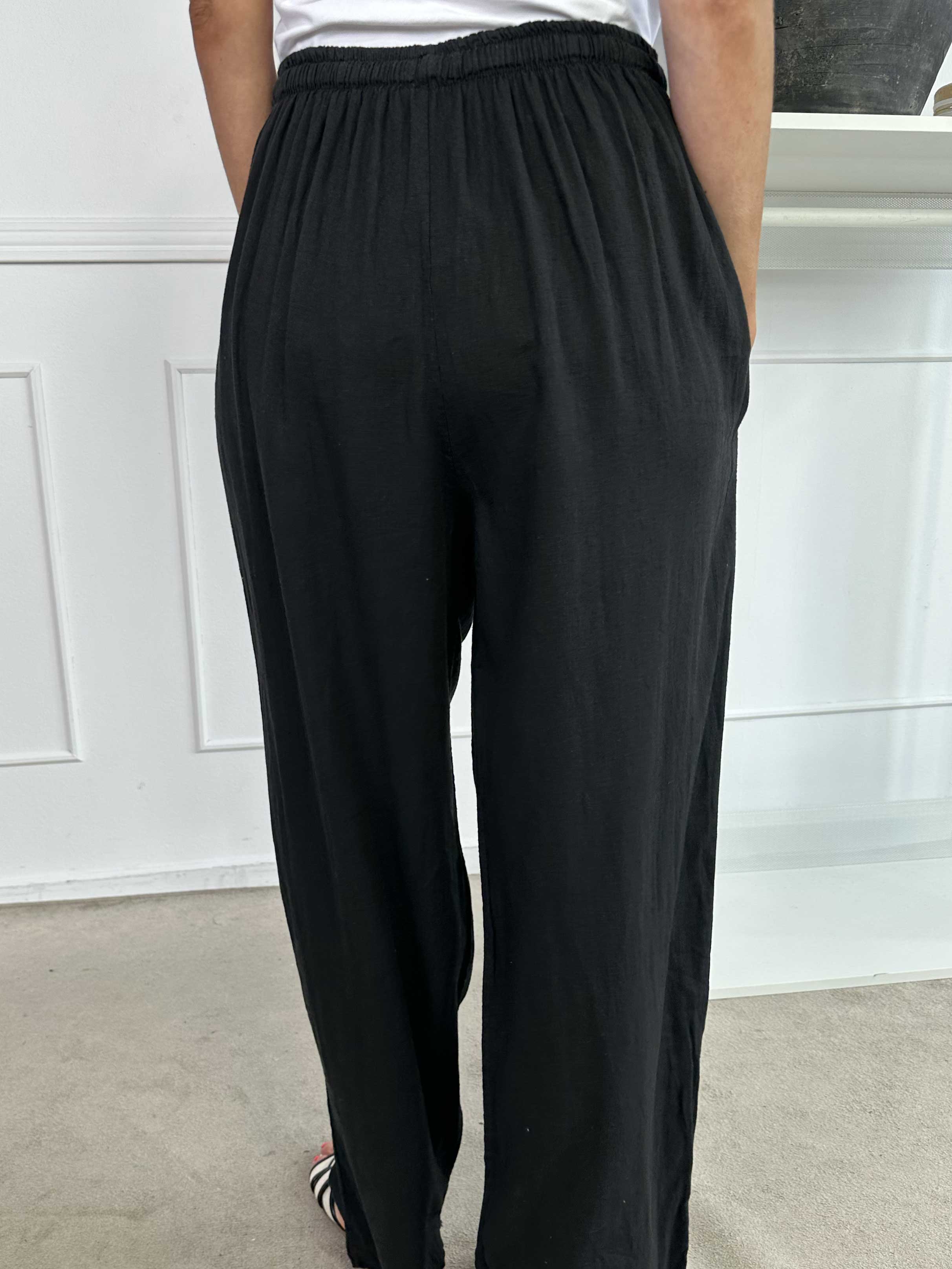 Clara - Vida byxor i viskos och linne