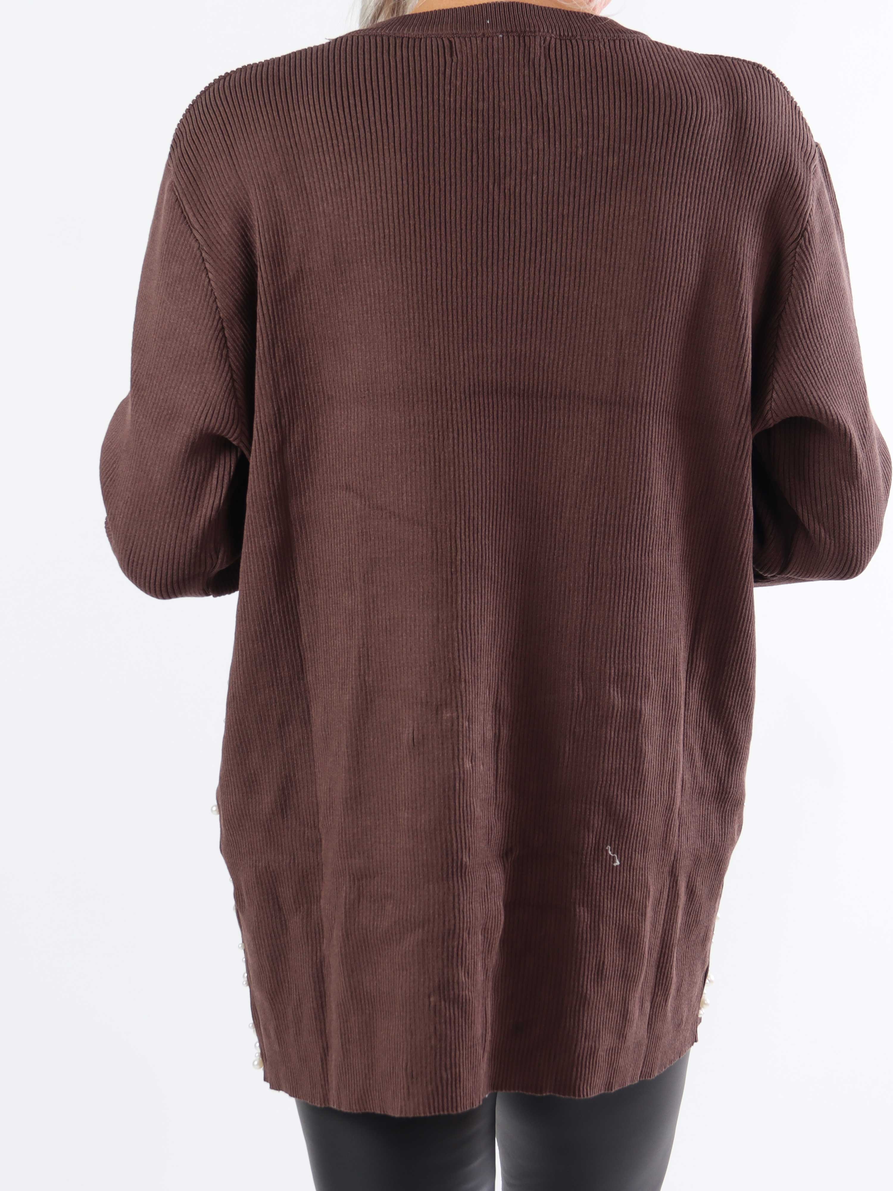 Diantha - Blus i viskos med pärlor och mycket stretch