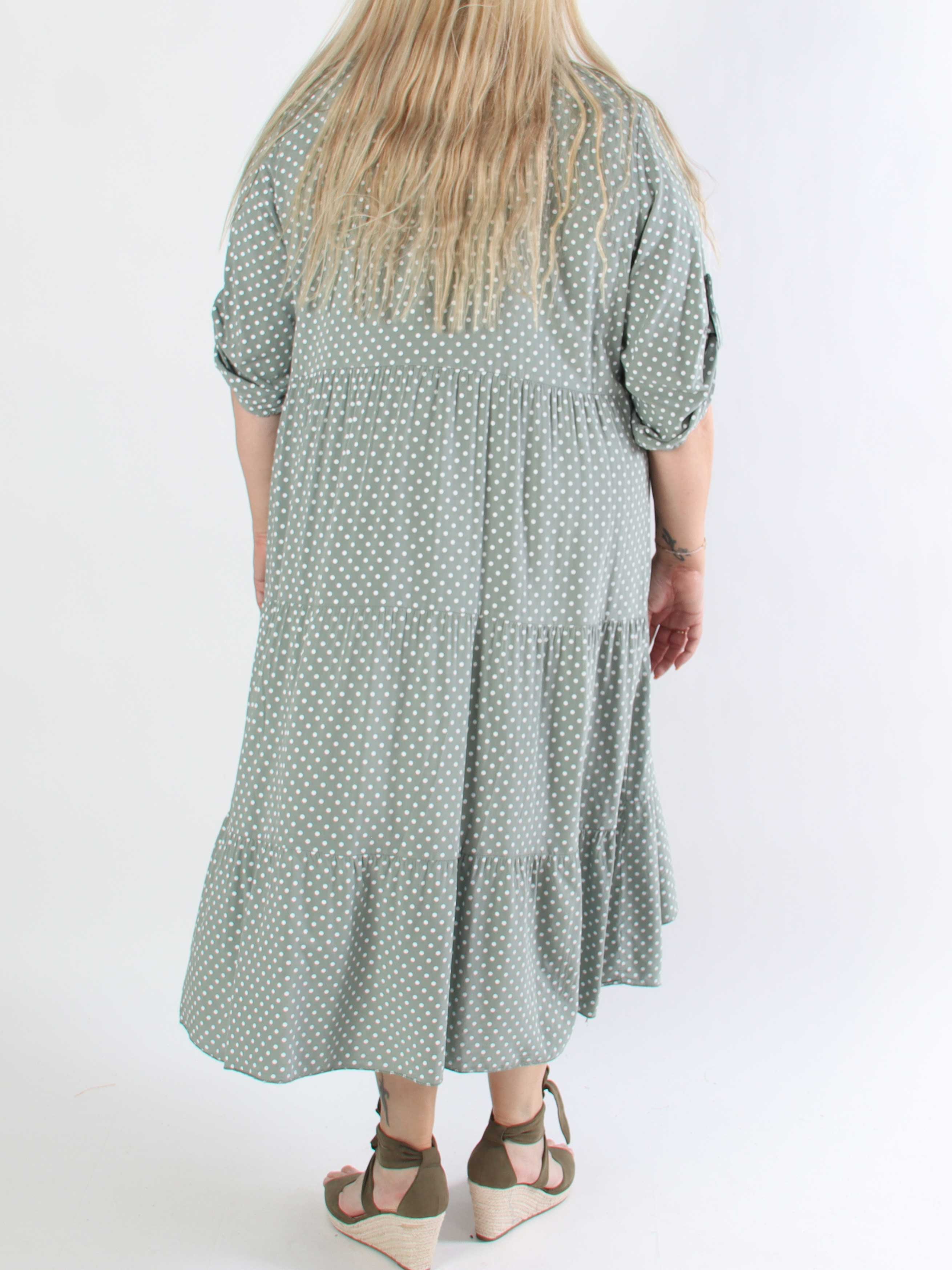 Dotti - Plus size-klänning med lager på lager-look i viskos