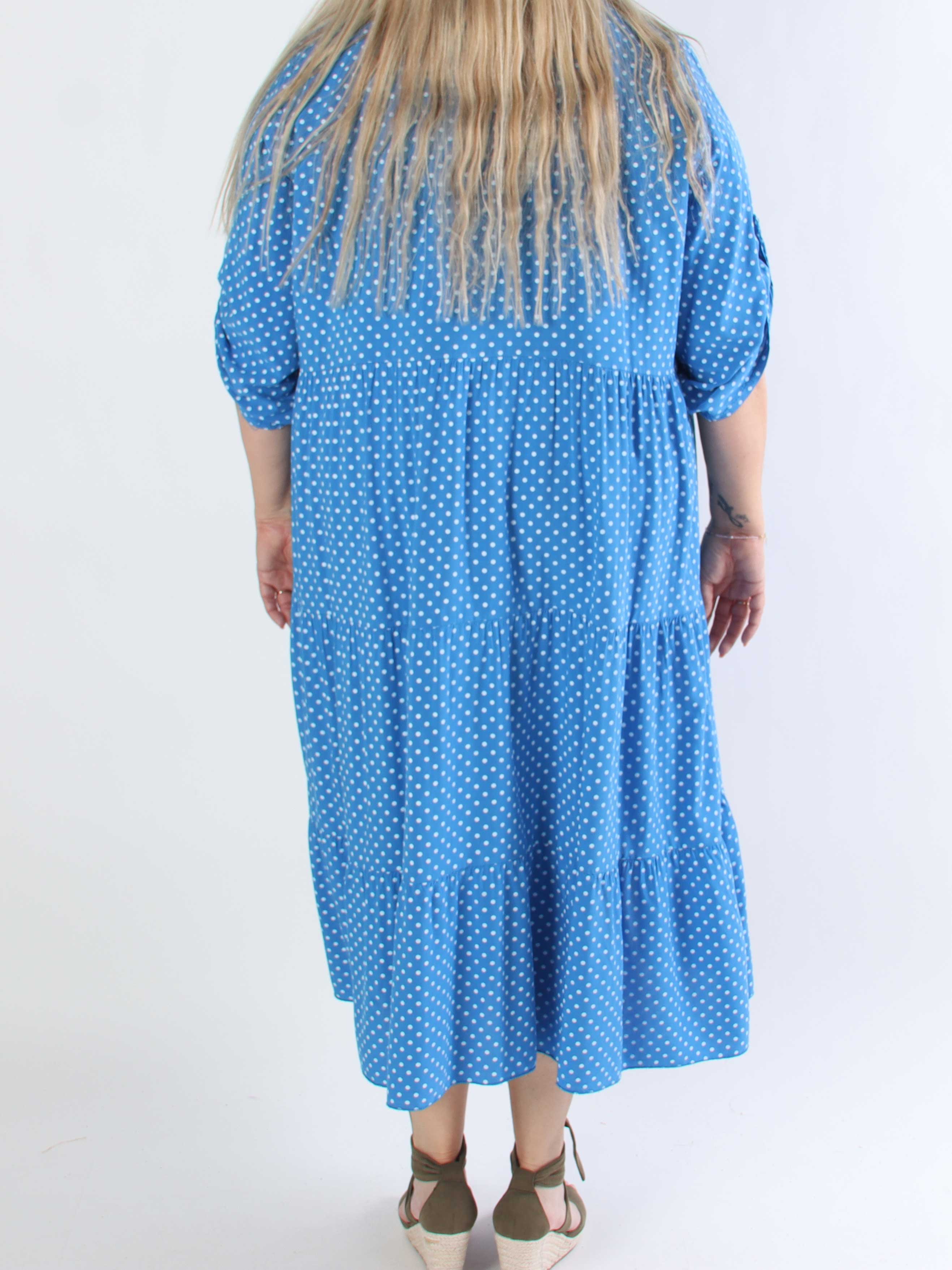 Dotti - Plus size-klänning med lager på lager-look i viskos