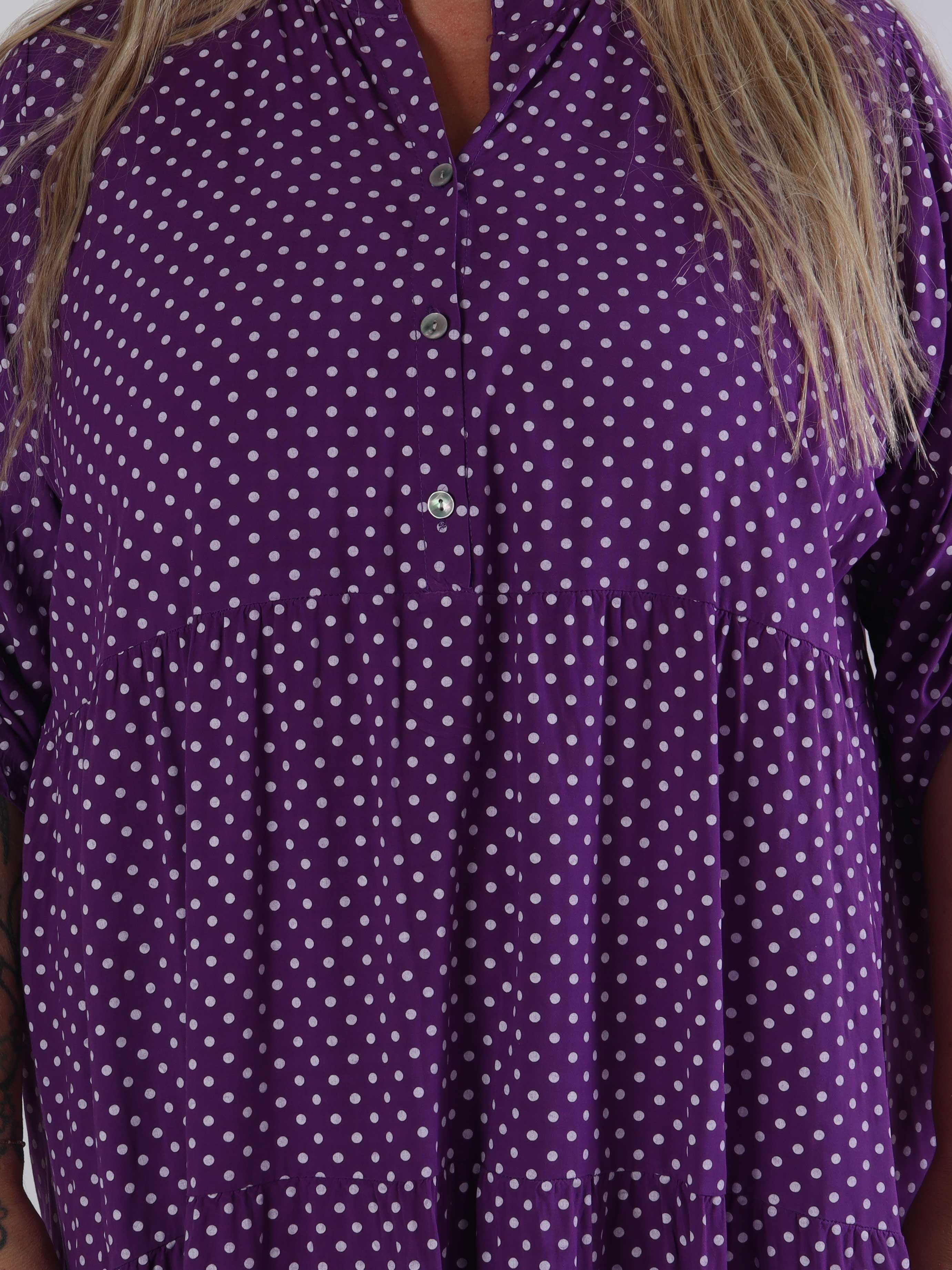 Dotti - Plus size-klänning med lager på lager-look i viskos