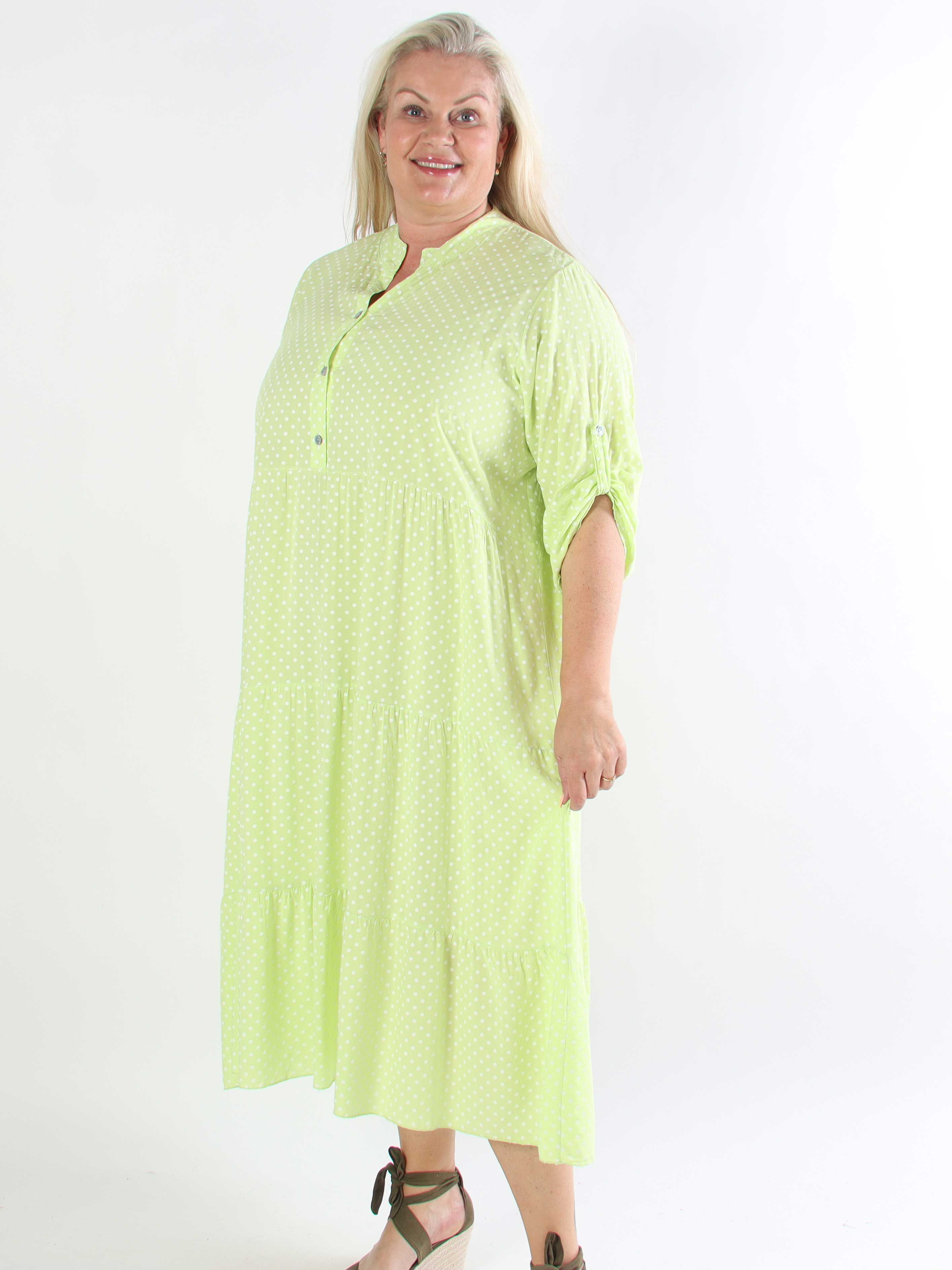 Dotti - Plus size-klänning med lager på lager-look i viskos