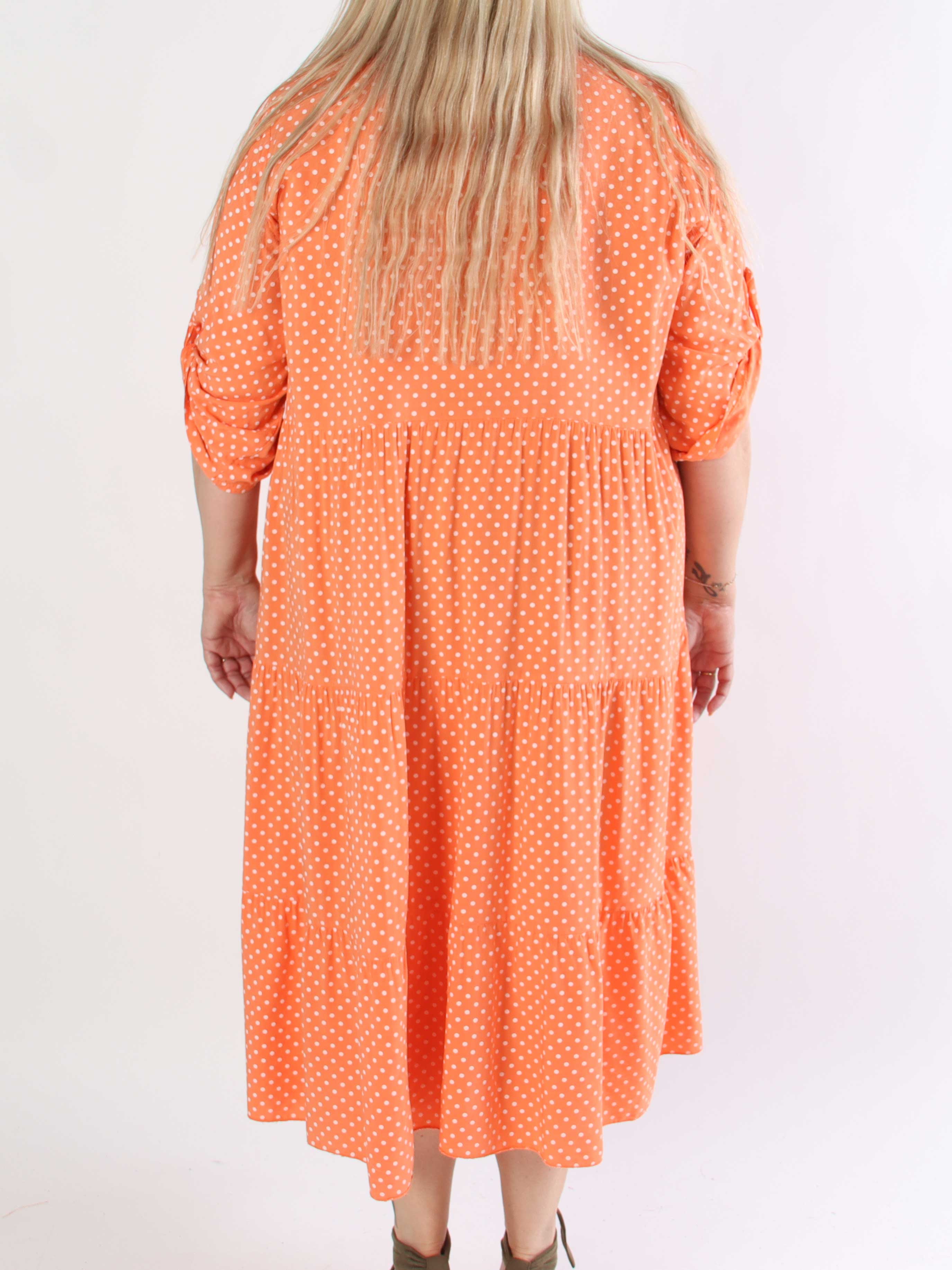 Dotti - Plus size-klänning med lager på lager-look i viskos