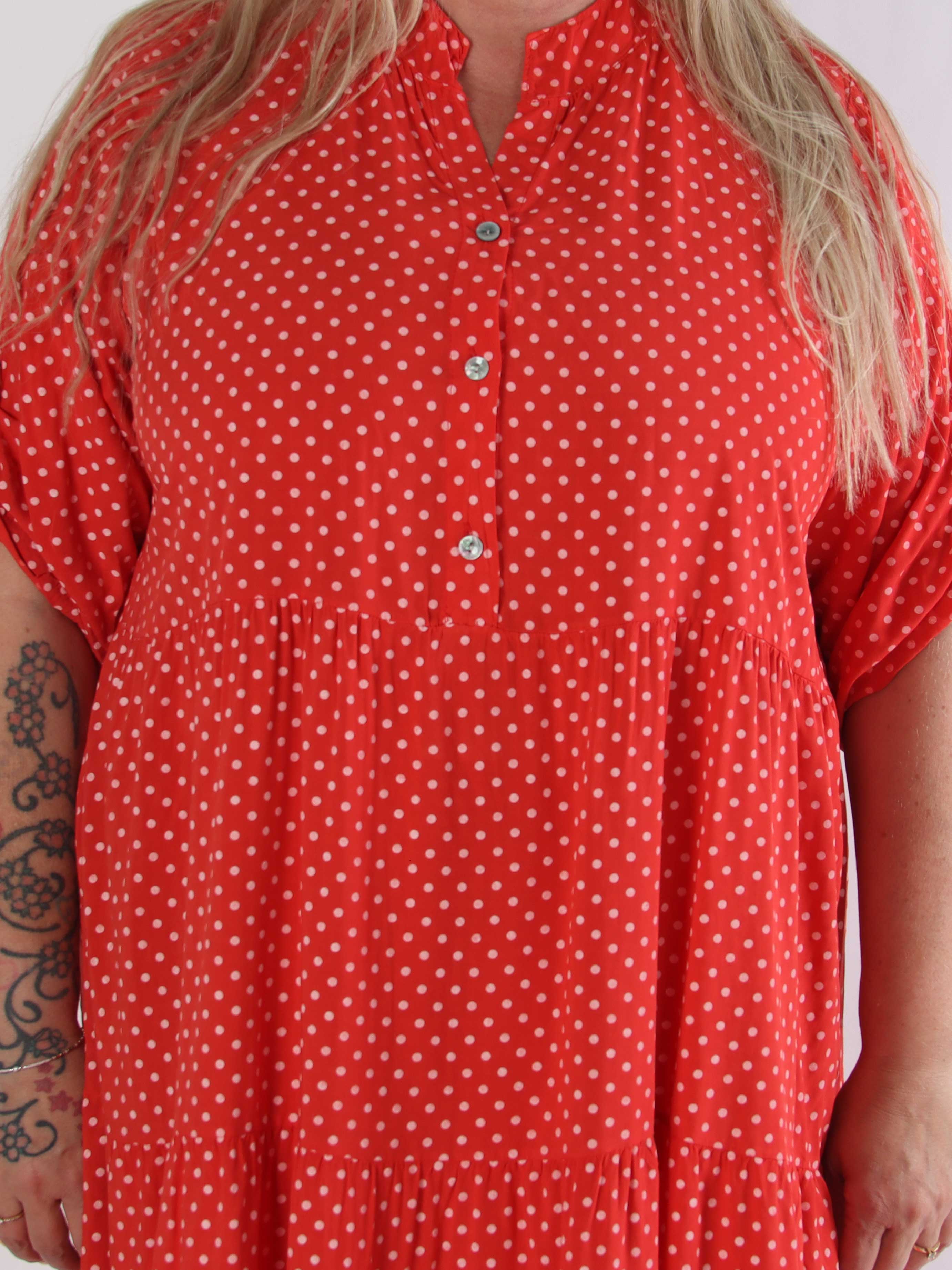 Dotti - Plus size-klänning med lager på lager-look i viskos