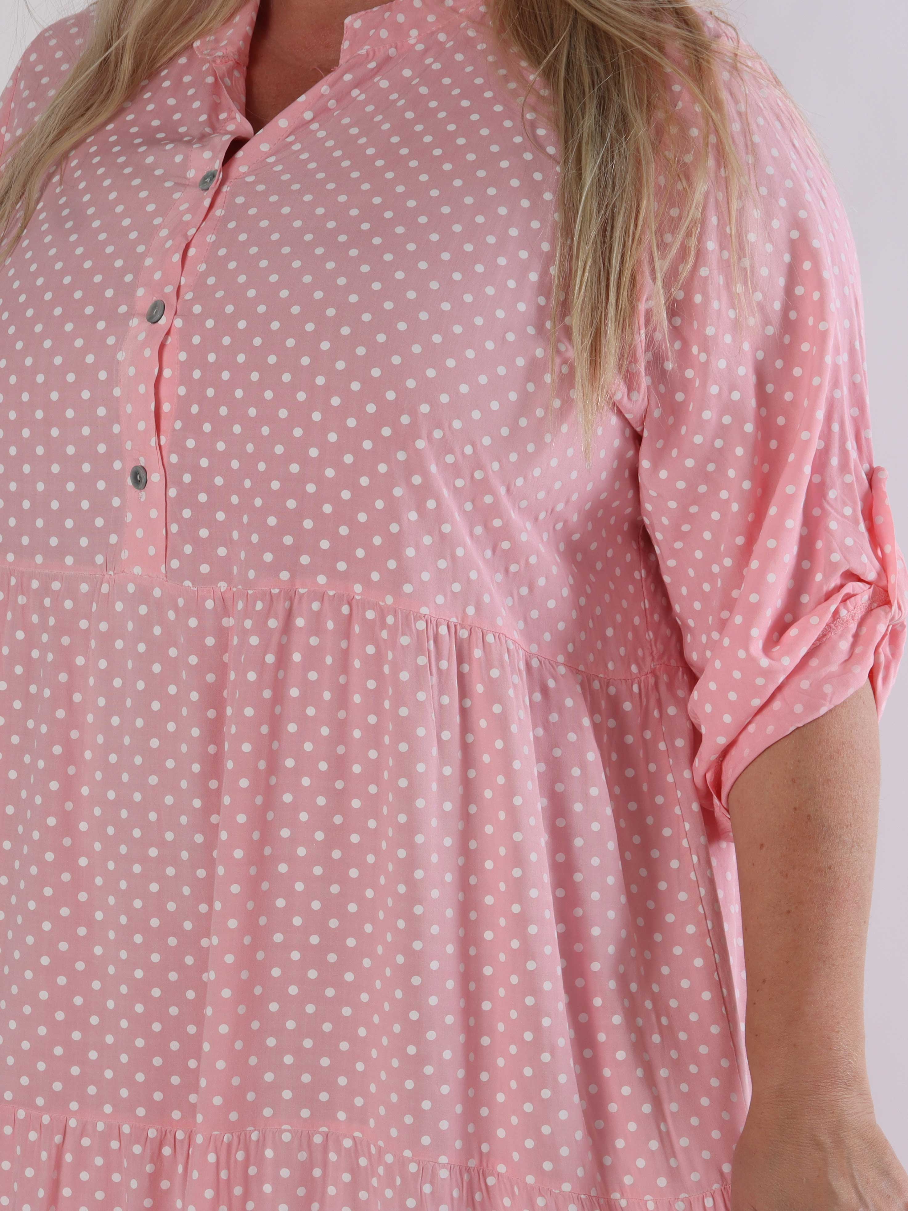 Dotti - Plus size-klänning med lager på lager-look i viskos