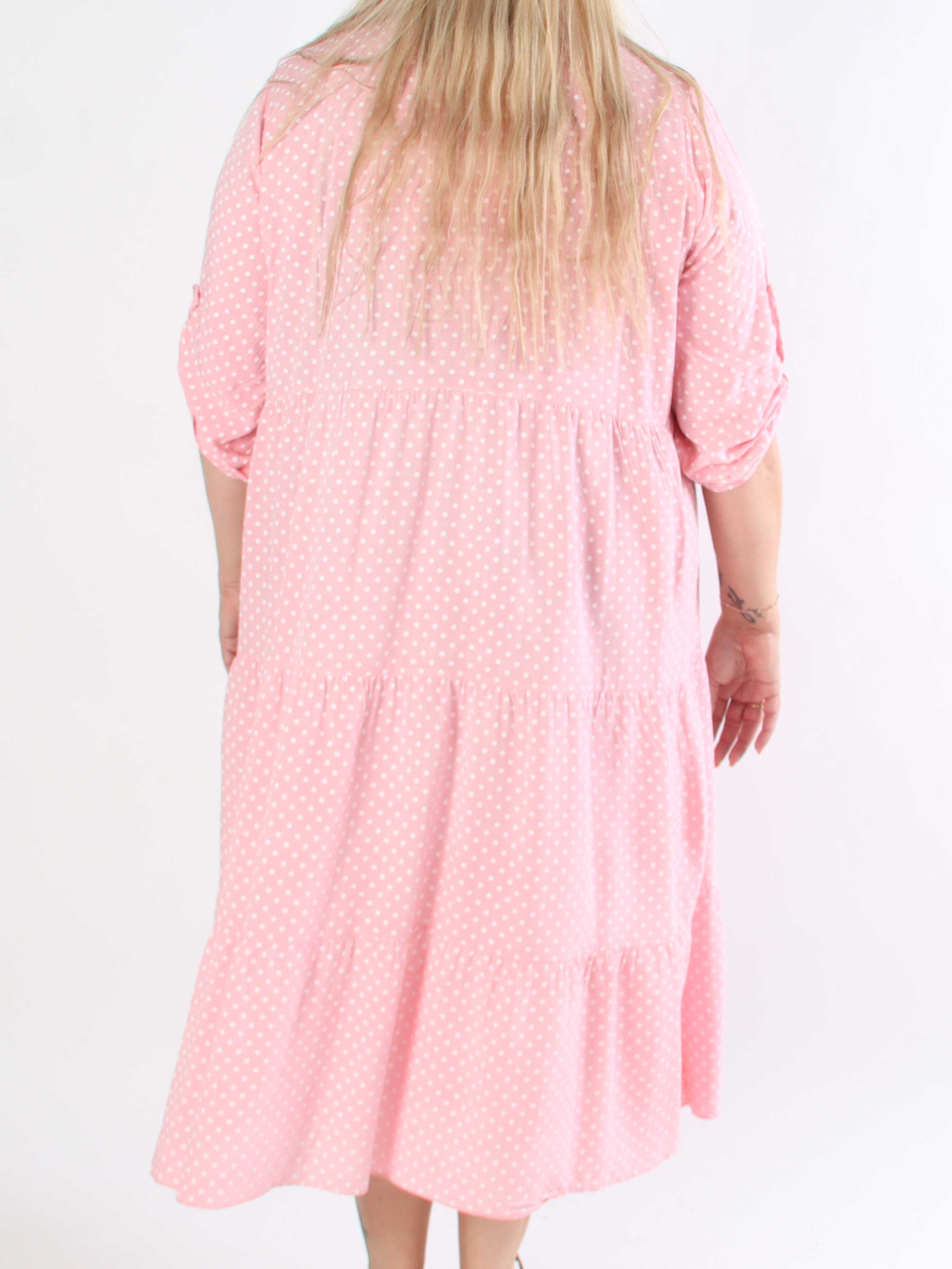 Dotti - Plus size-klänning med lager på lager-look i viskos