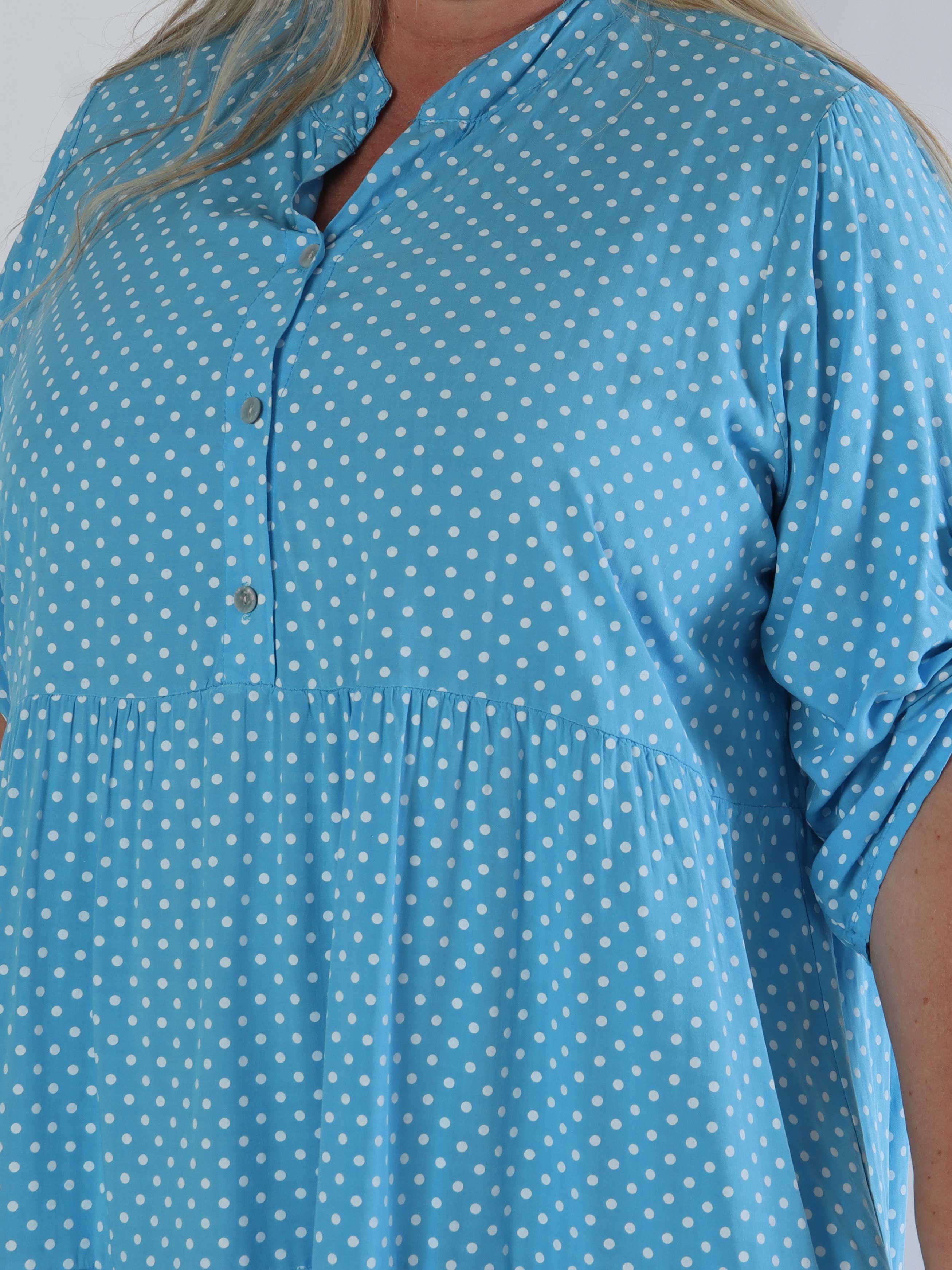 Dotti - Plus size-klänning med lager på lager-look i viskos