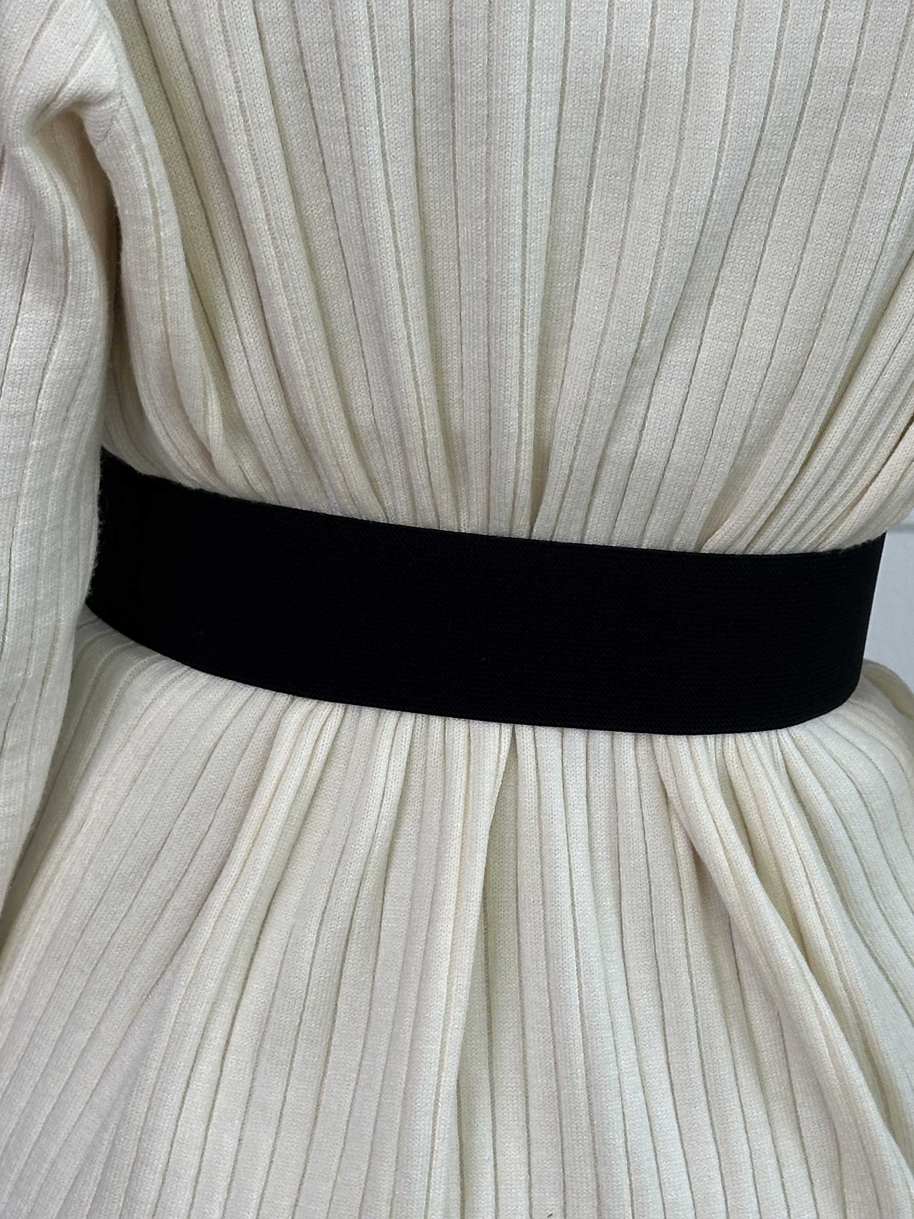 Echina - Stretchigt midjebälte med glitter och guldspänne