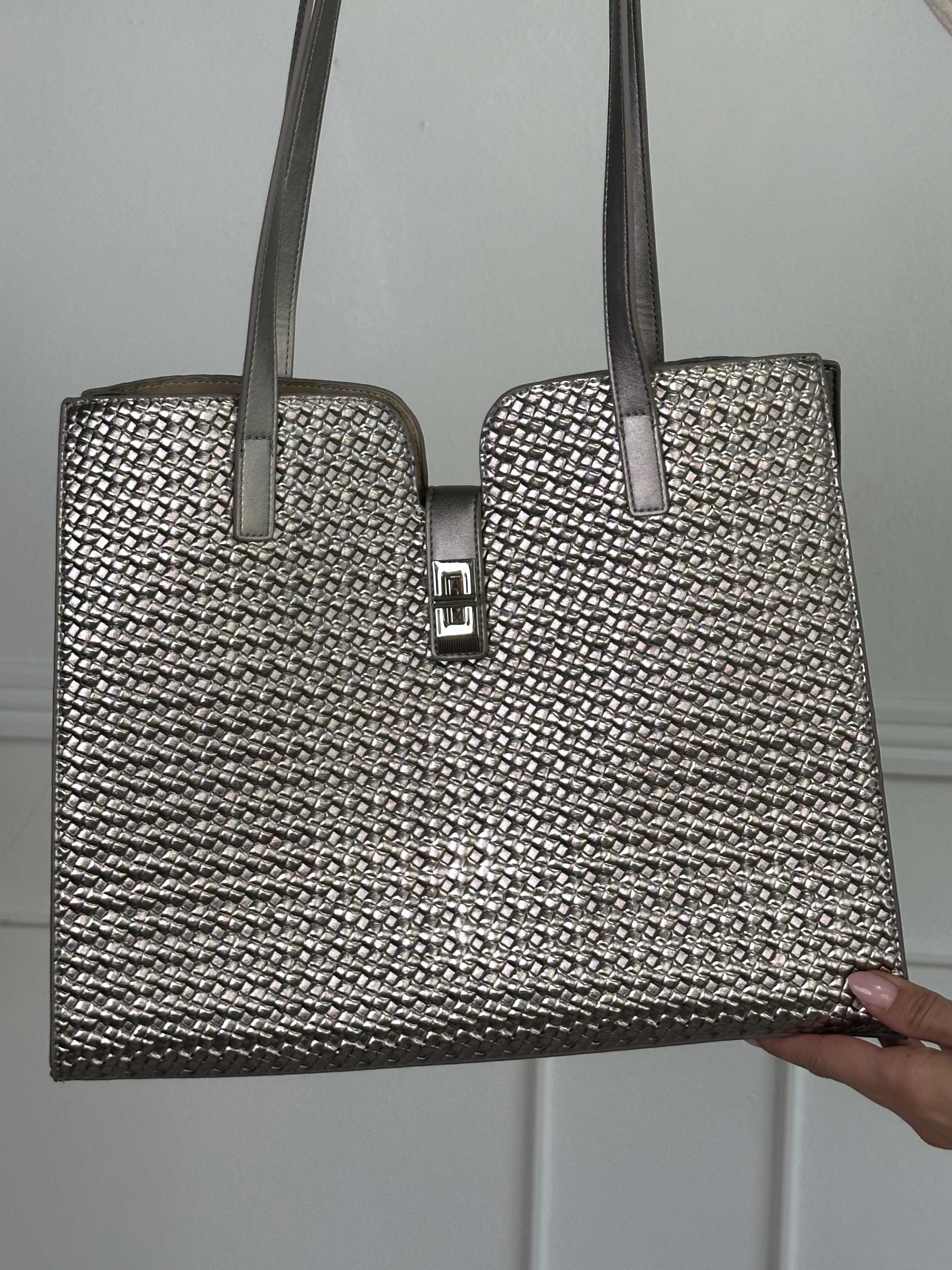 Eudora - Axelväska med silverspänne