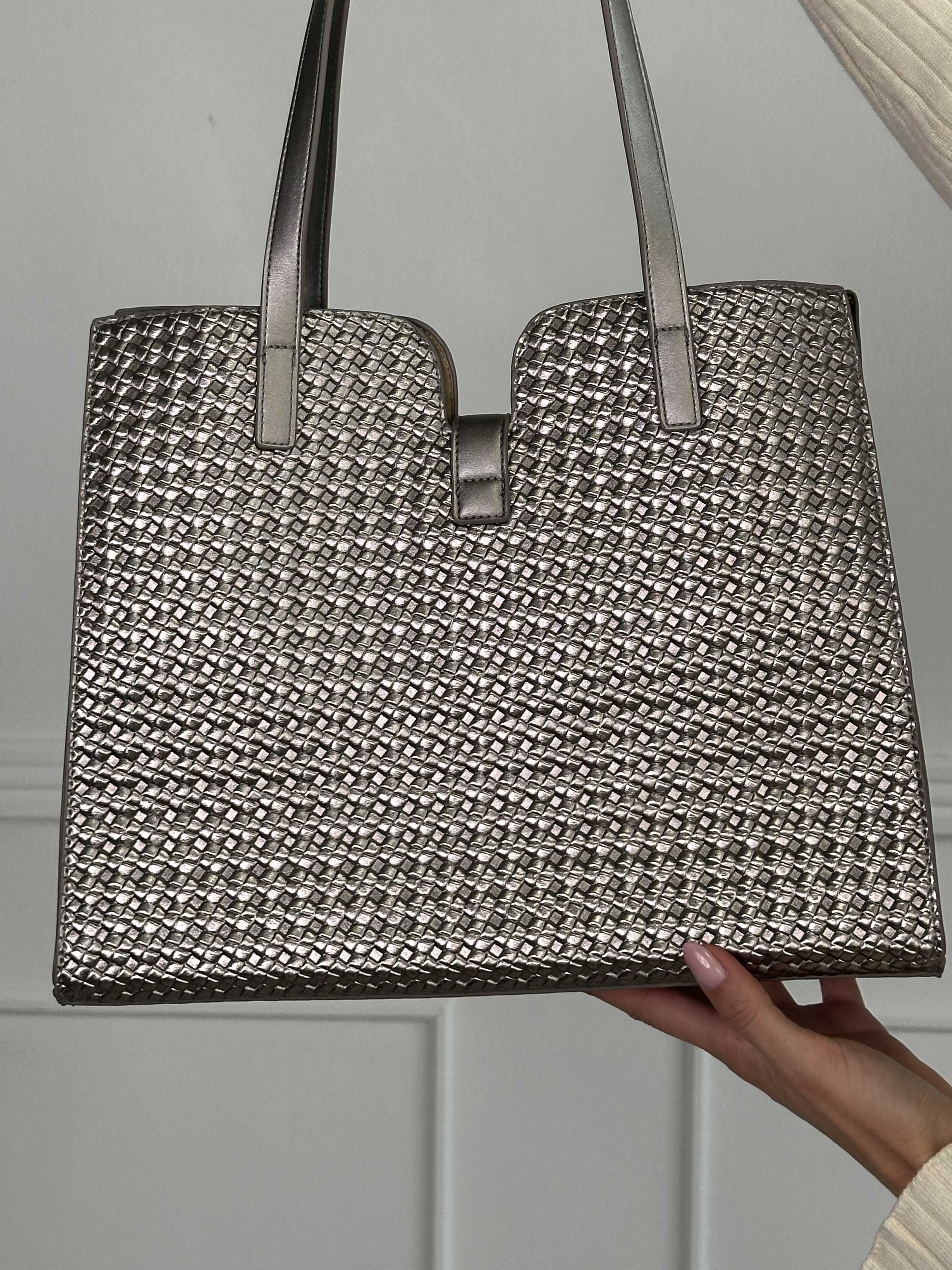 Eudora - Axelväska med silverspänne