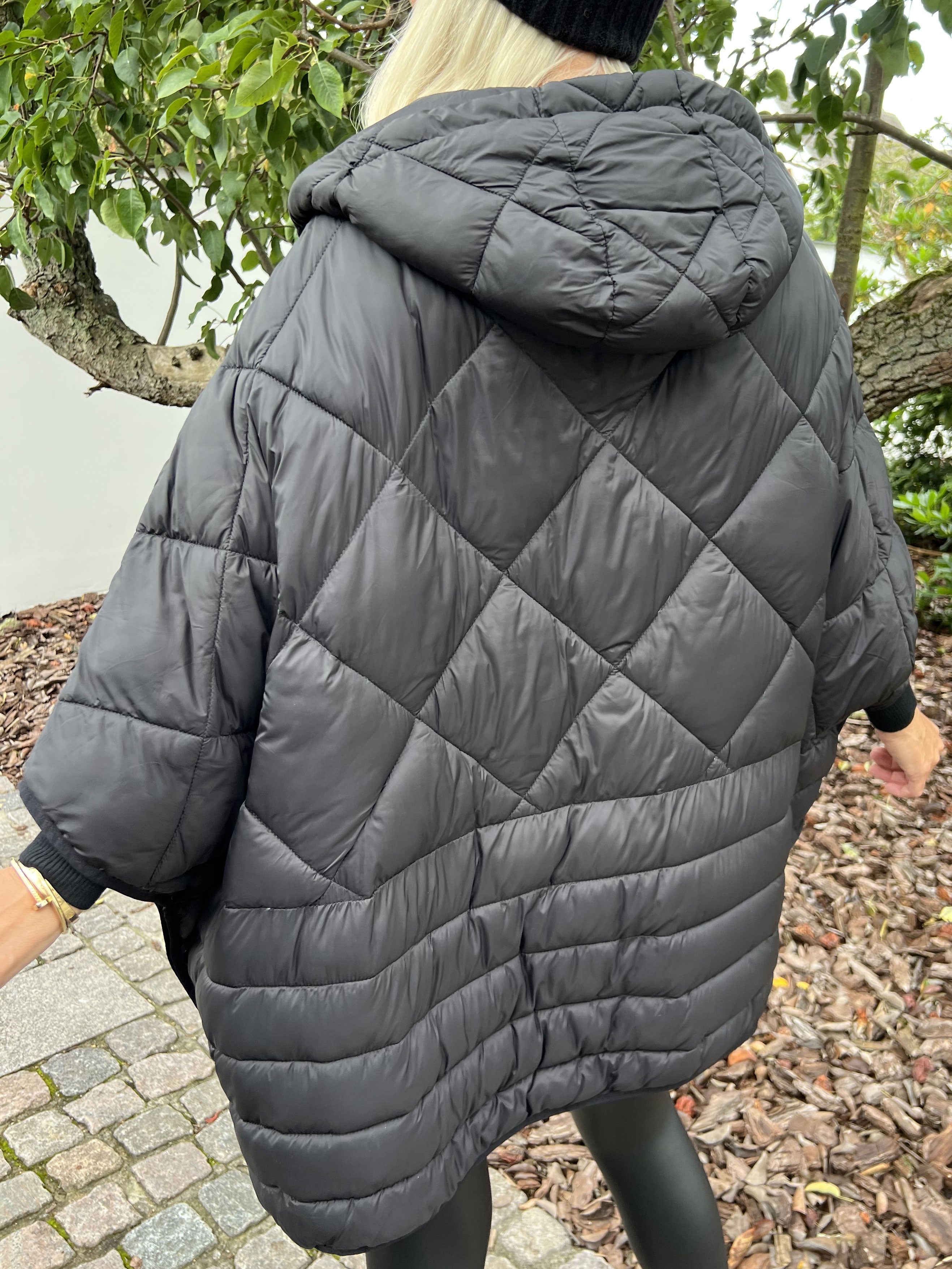 Floriza - Kort dunjacka i oversized passform