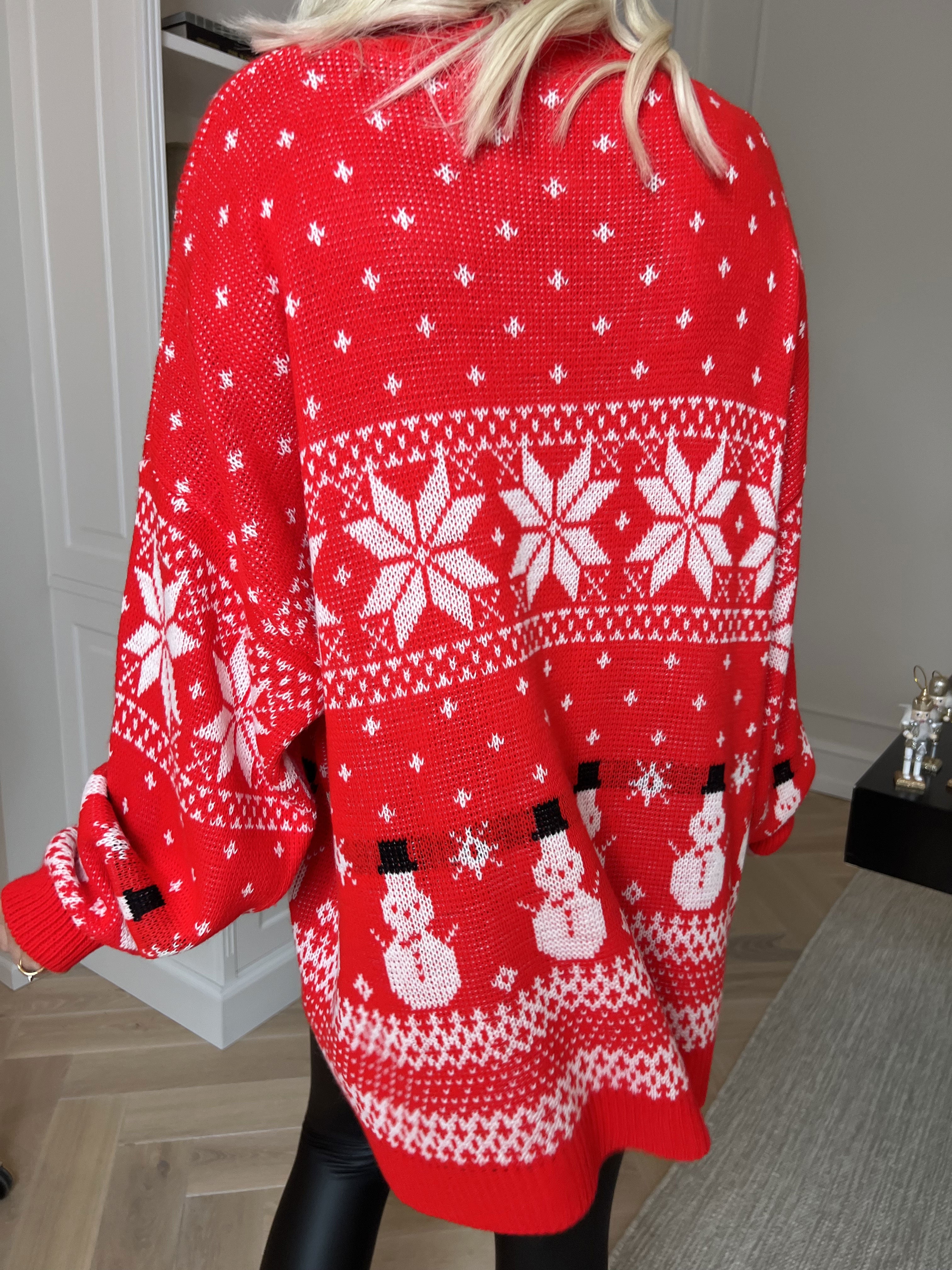 Frosty - Jultröja med snögubbar och snöflingor