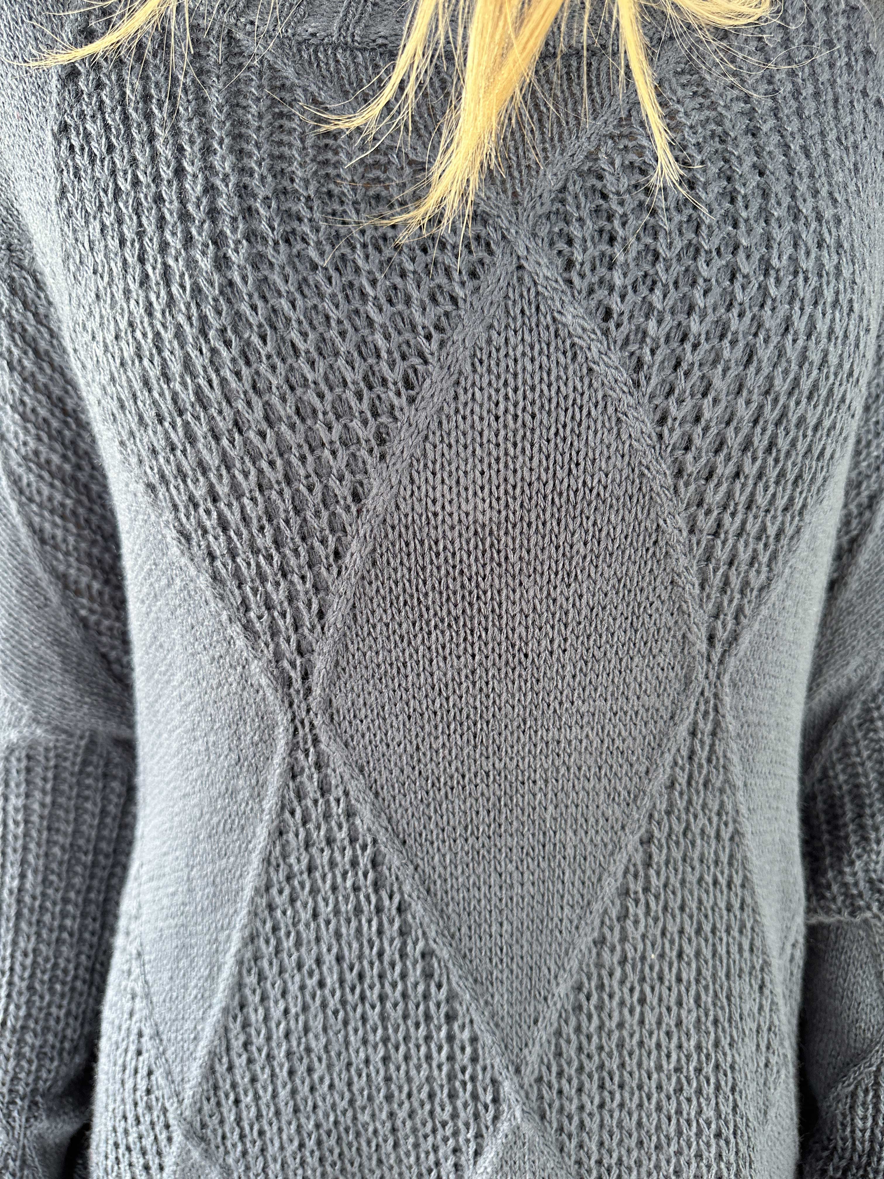 Garaldine - Klänning med stickat mönster och turtleneck