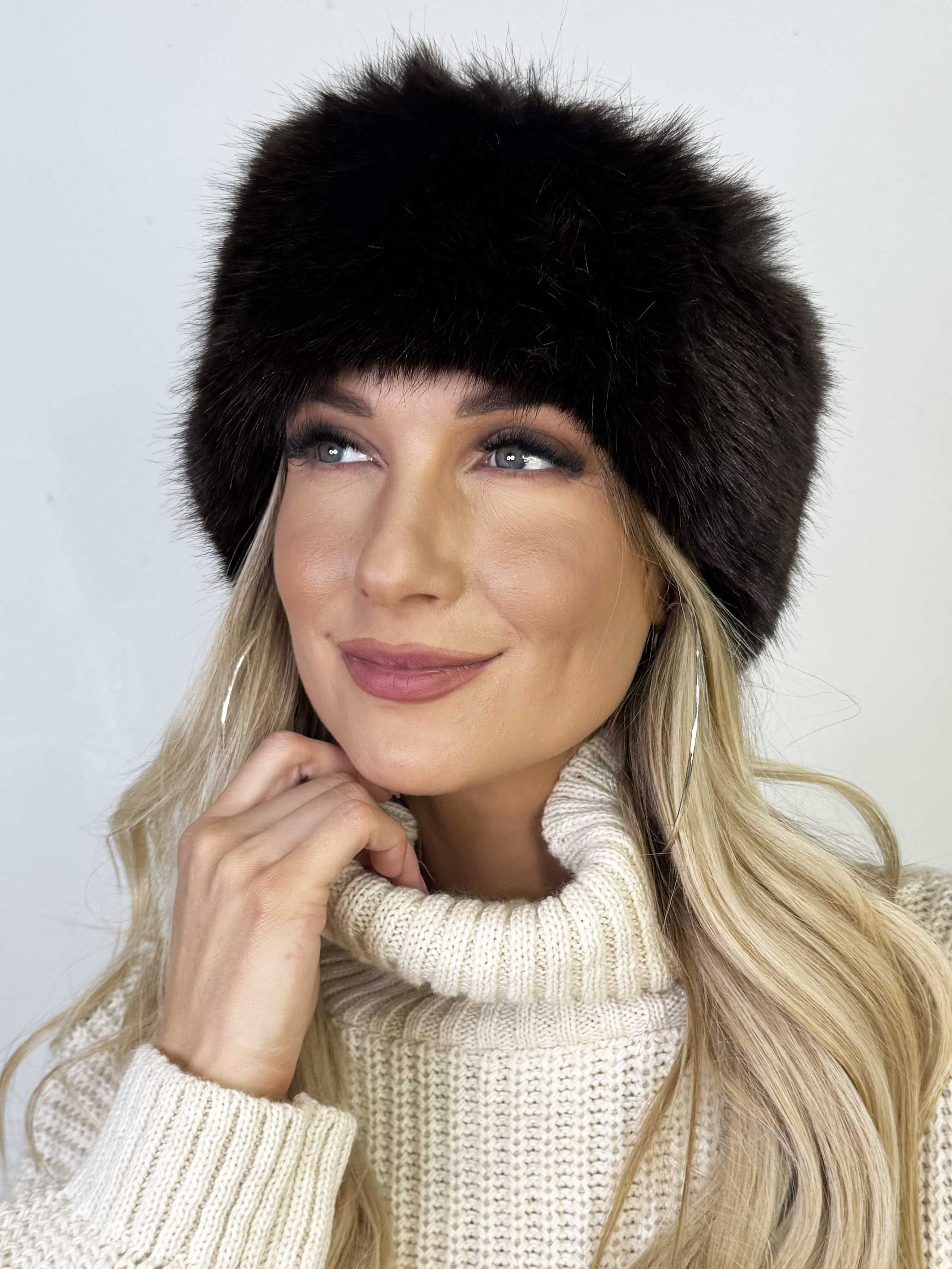 Helga - Pandebånd i fake fur