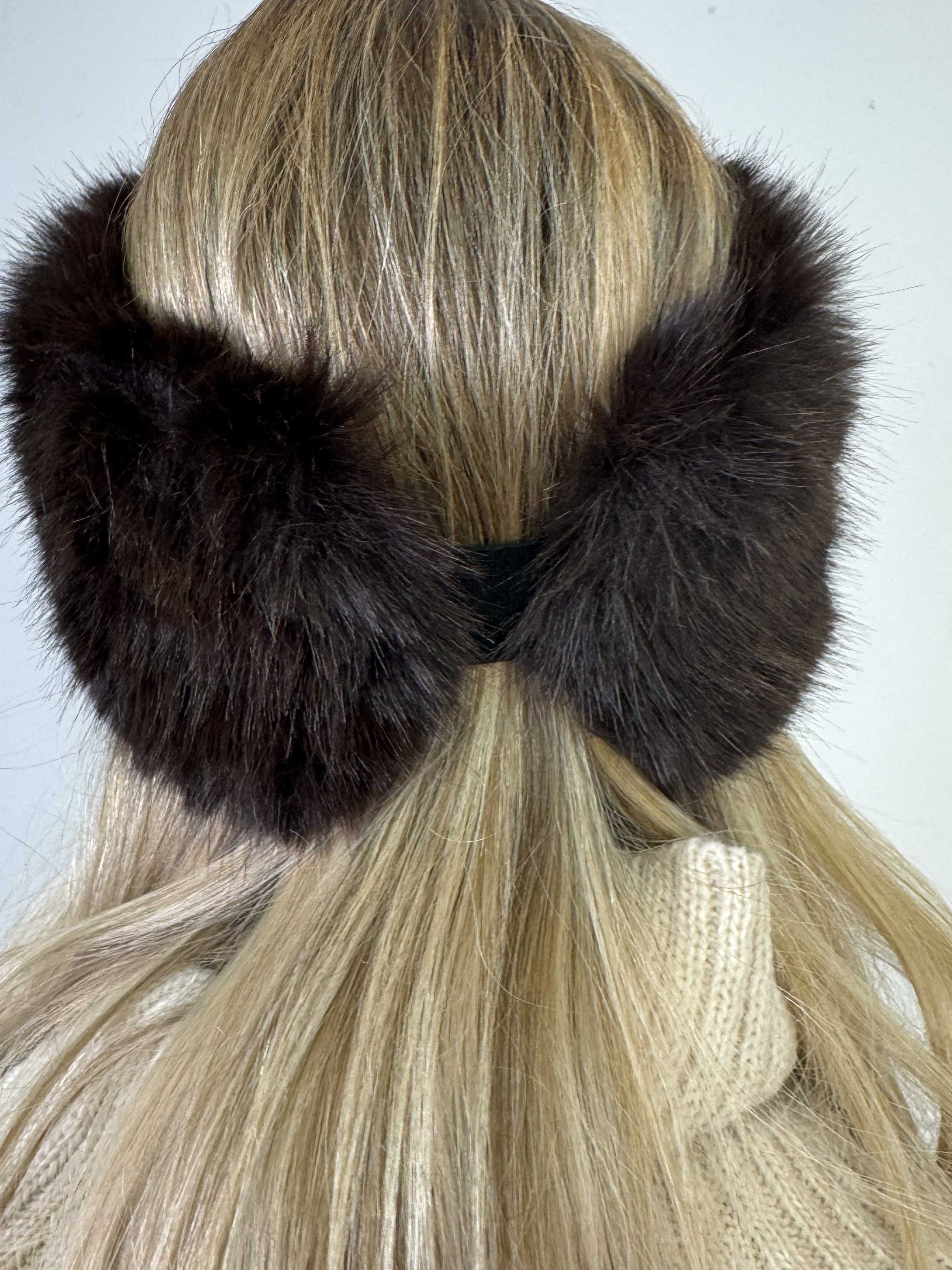 Helga - Pandebånd i fake fur