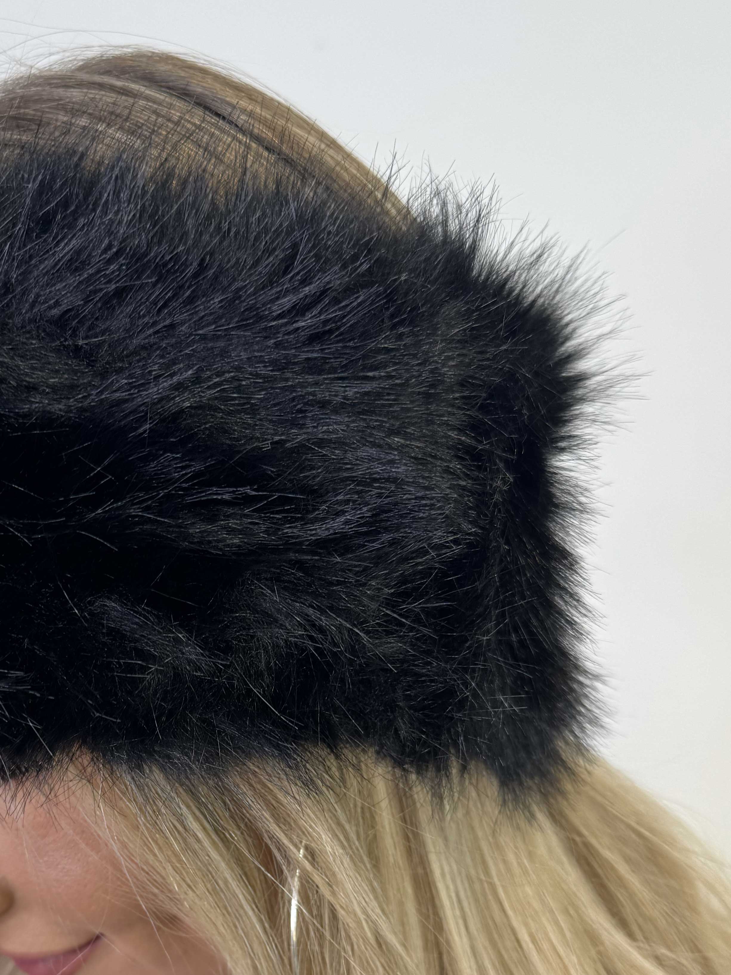 Helga - Pandebånd i fake fur