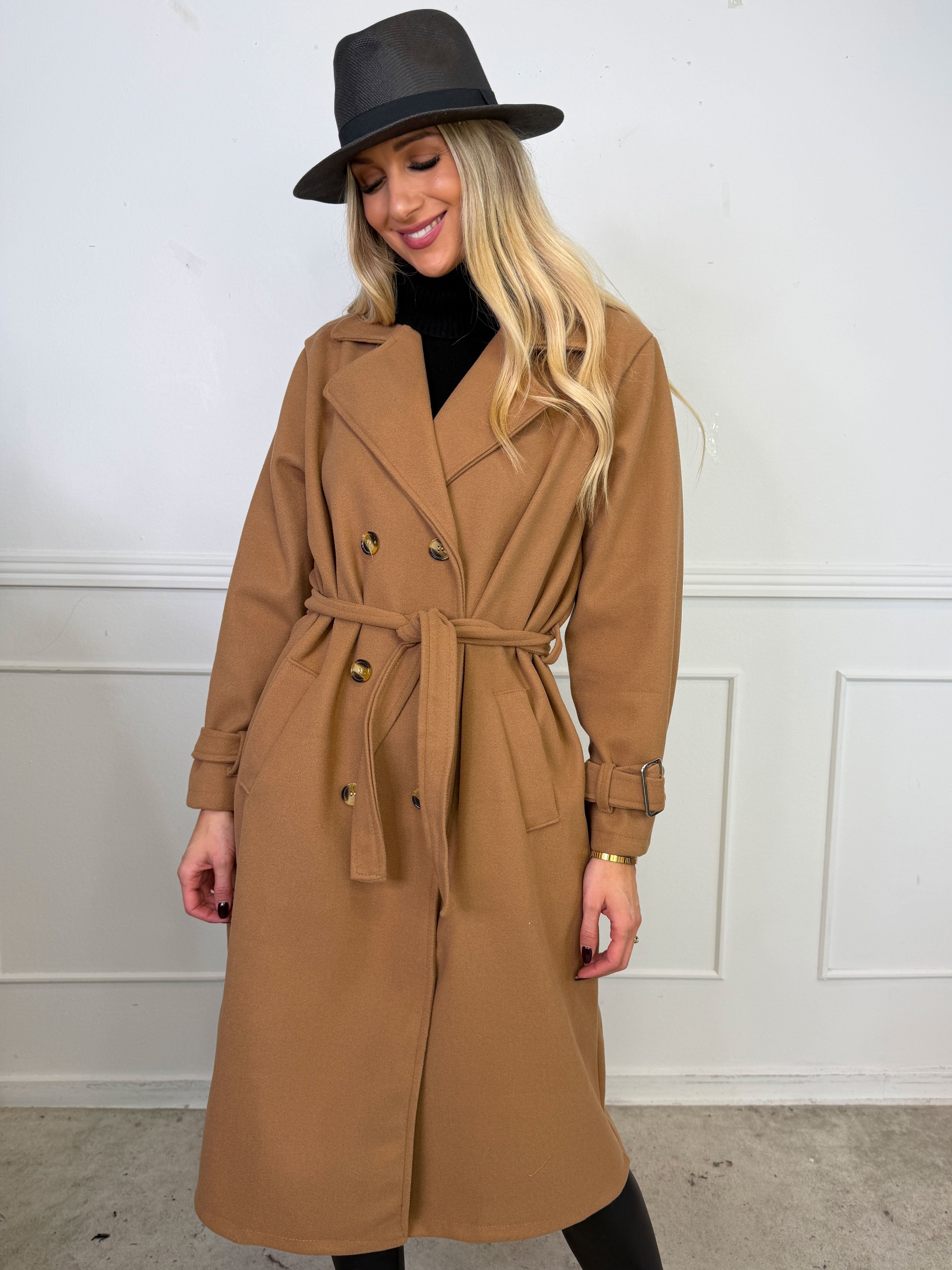 Sharpay Coat - Trenchcoat med knytband