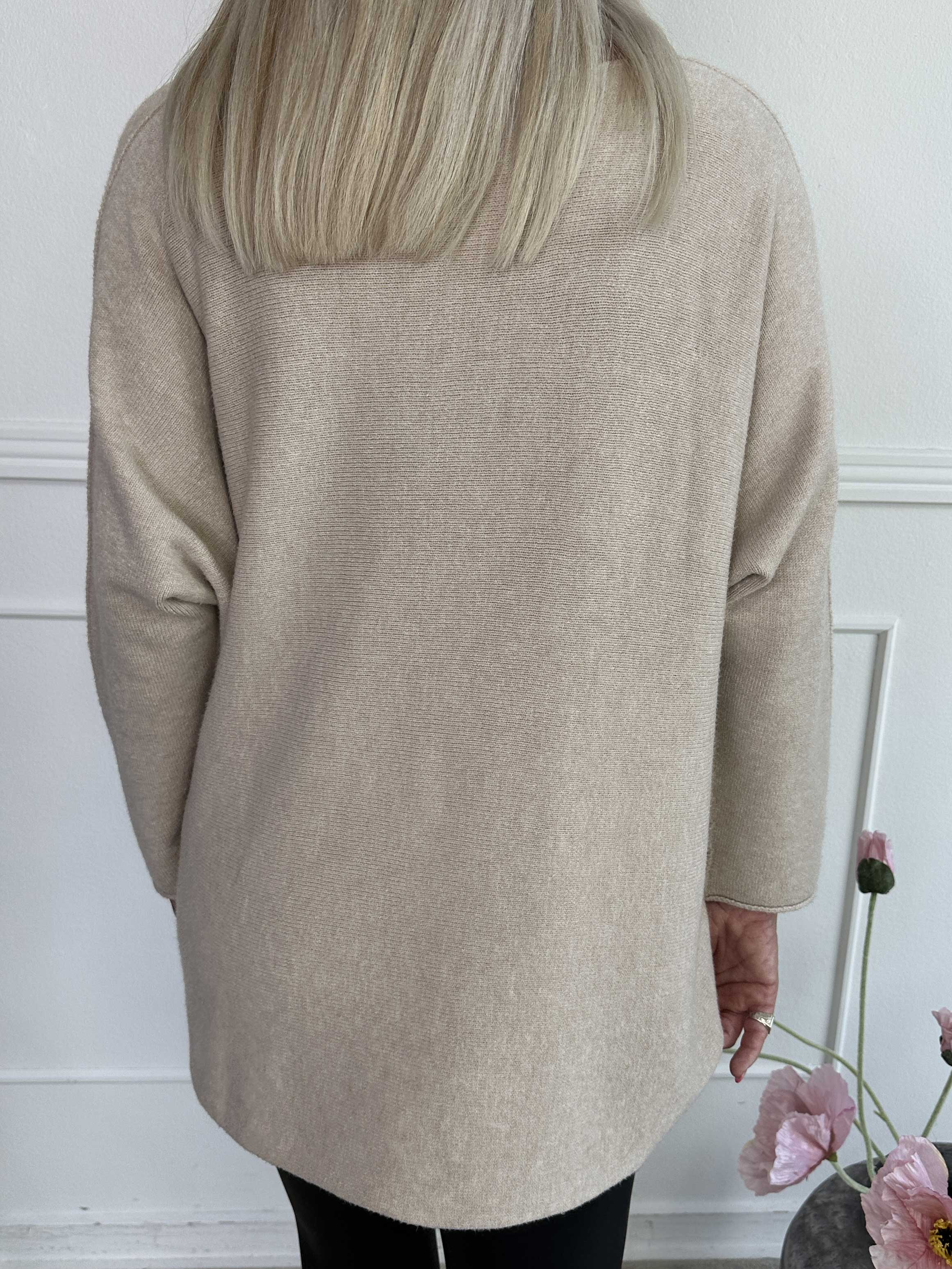 Mouse - Mjuk tröja med mickey tryck i leopardmönster